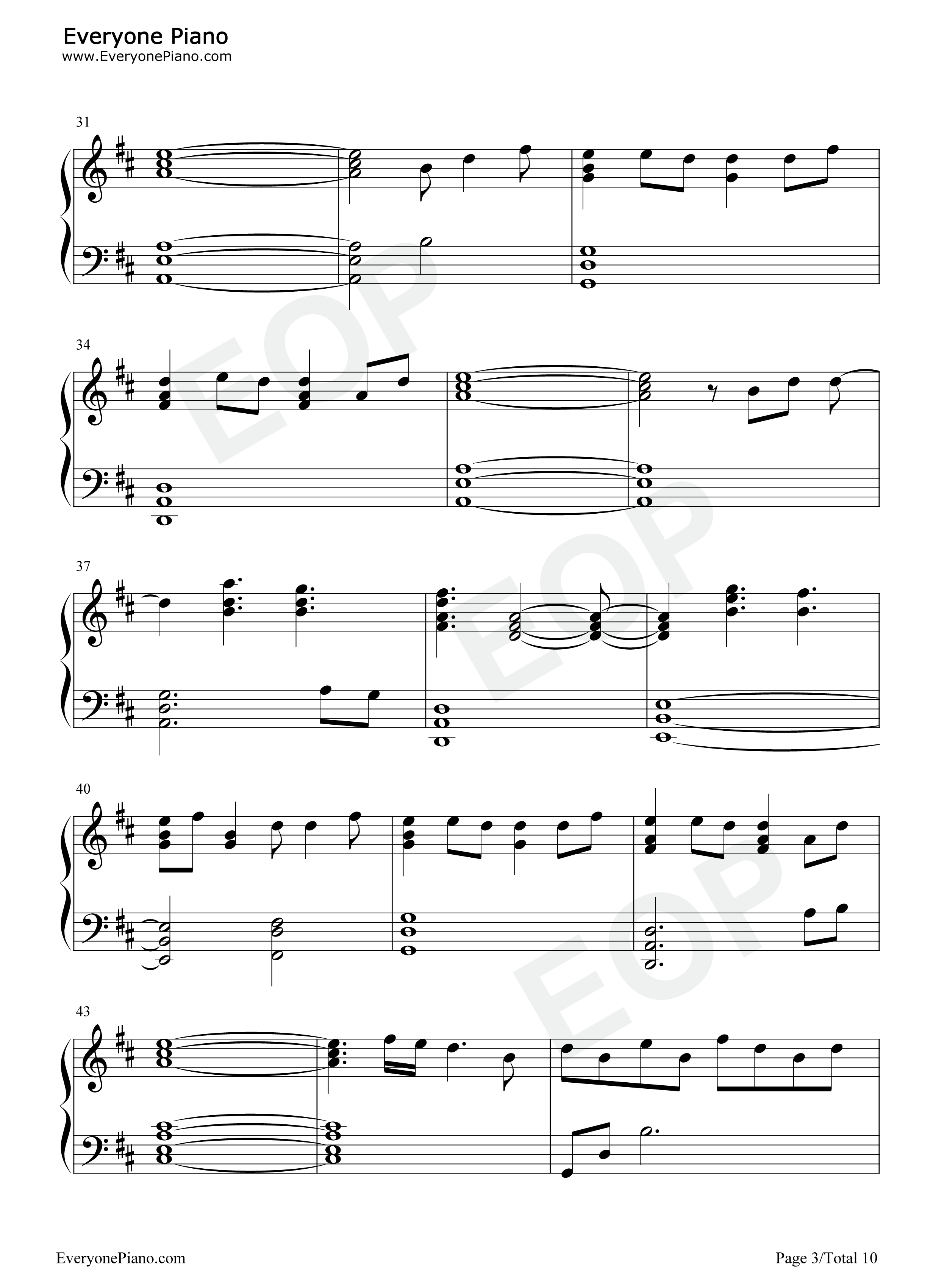 In_Your_Arms钢琴谱_Illenium_X_Ambassadors