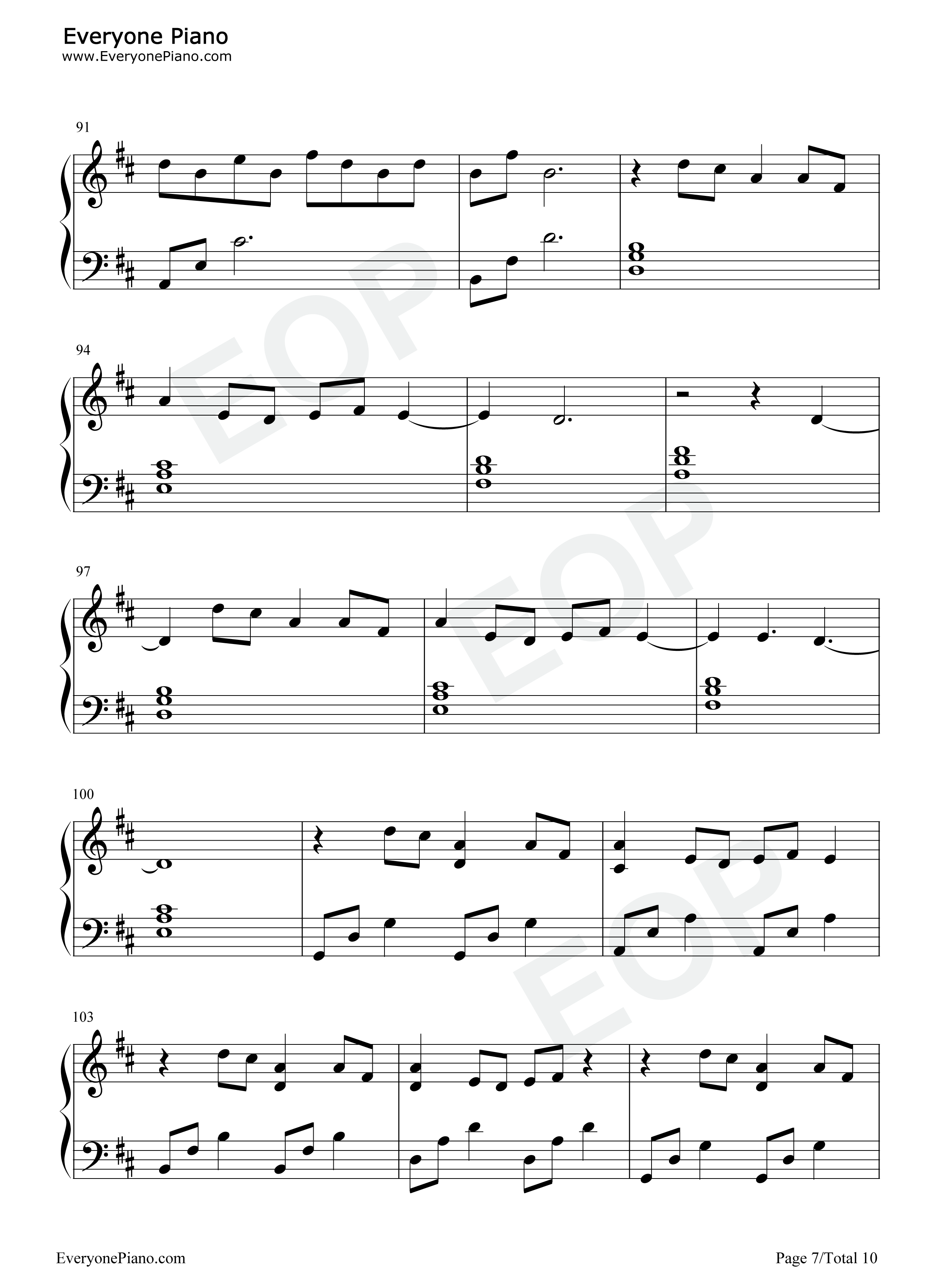 In_Your_Arms钢琴谱_Illenium_X_Ambassadors