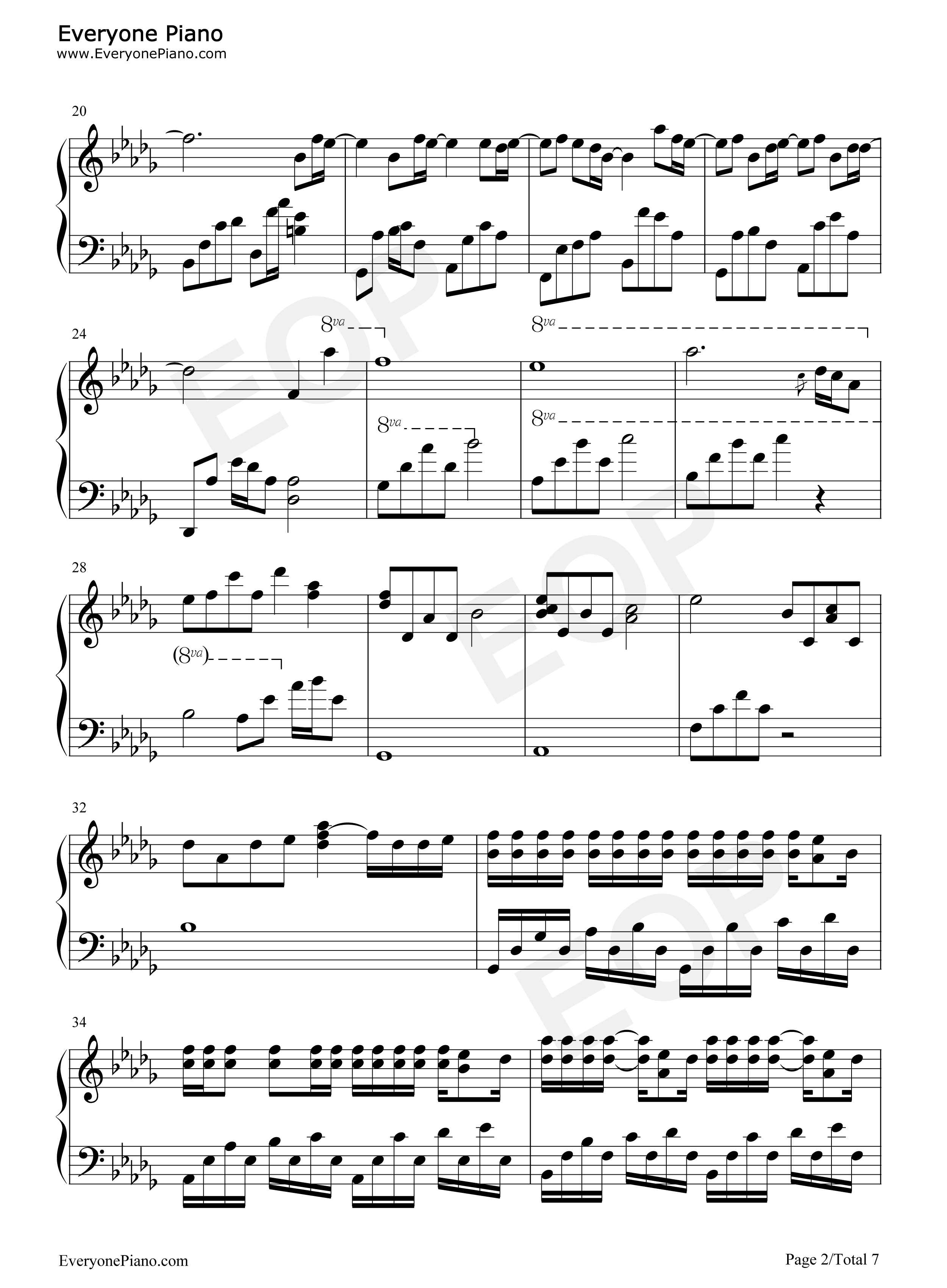 夜の光钢琴谱_近藤隆