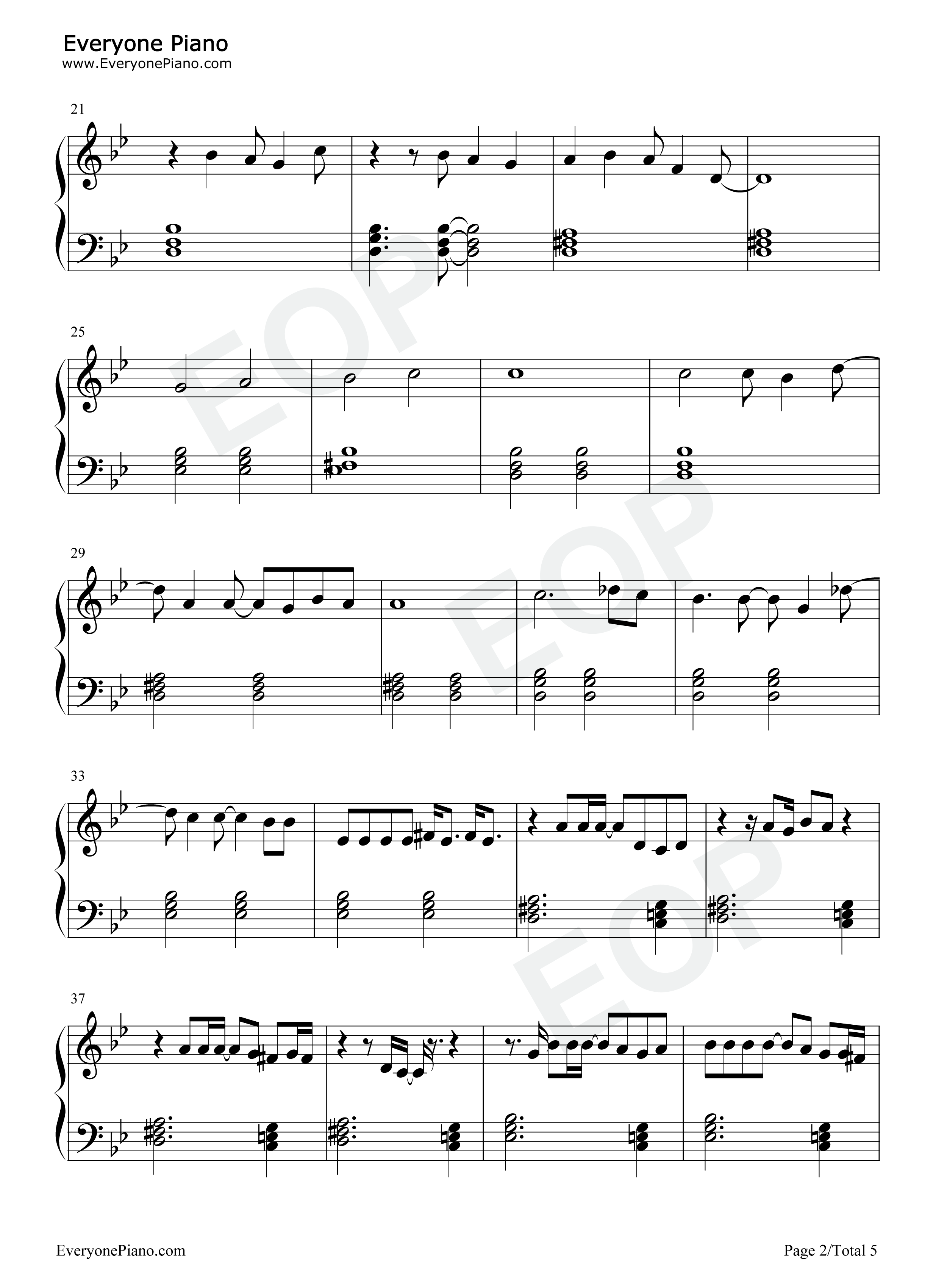 The_Game_Is_Over钢琴谱_Evanescence