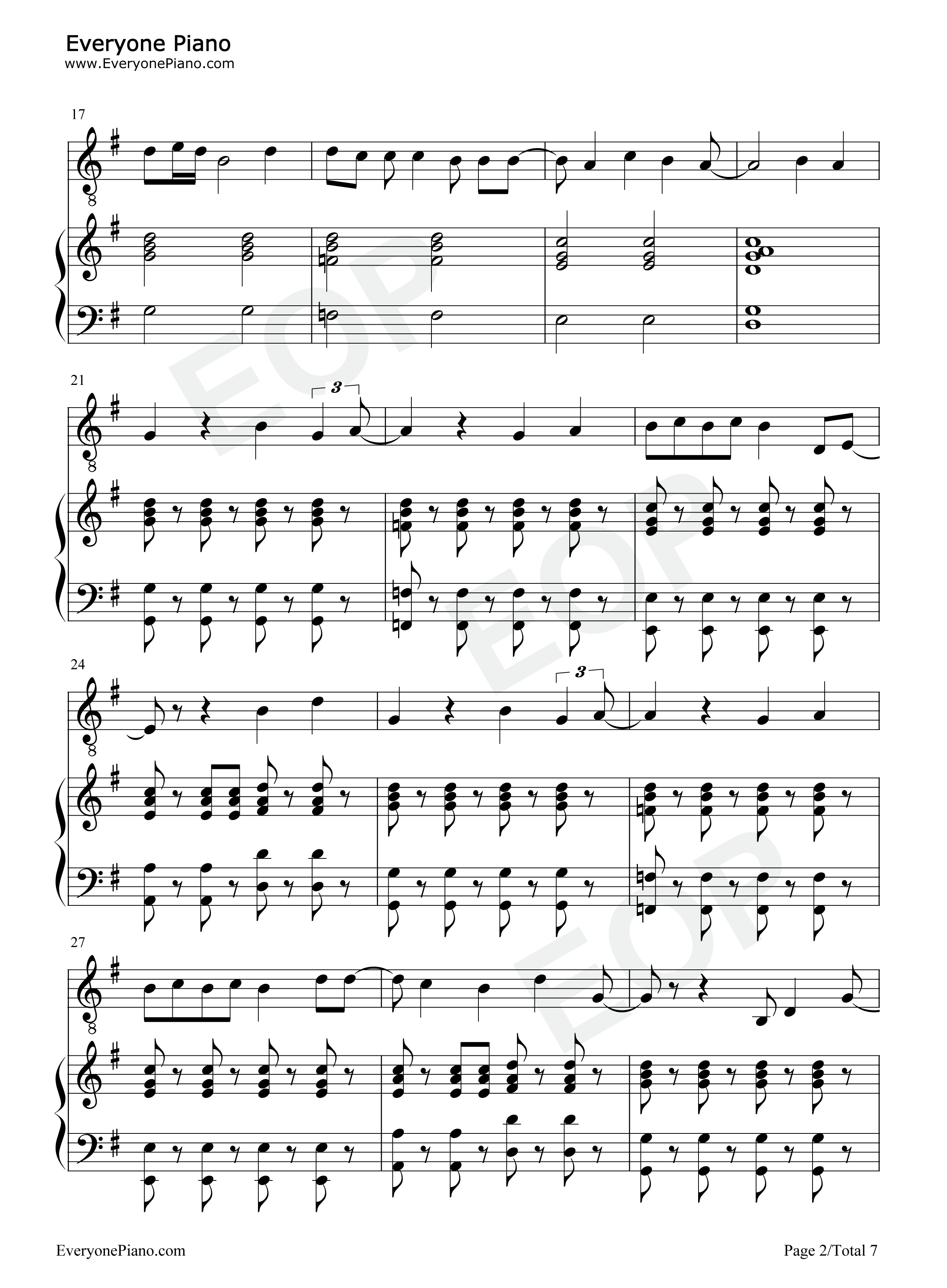 You_Will_Be_Back钢琴谱_Jonathan_Groff