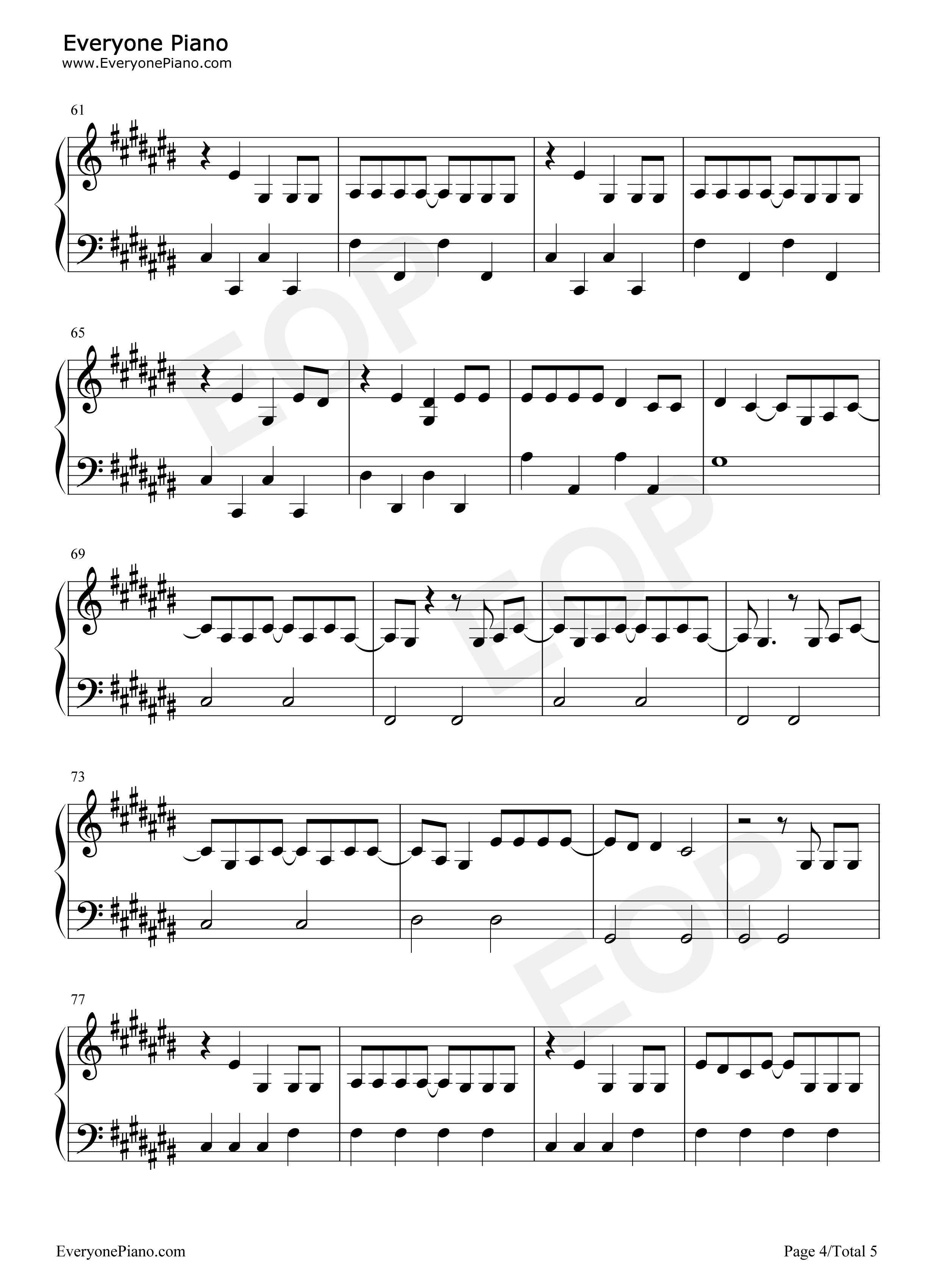 Slow_Dance钢琴谱_AJ_Mitchell_Ava_Max