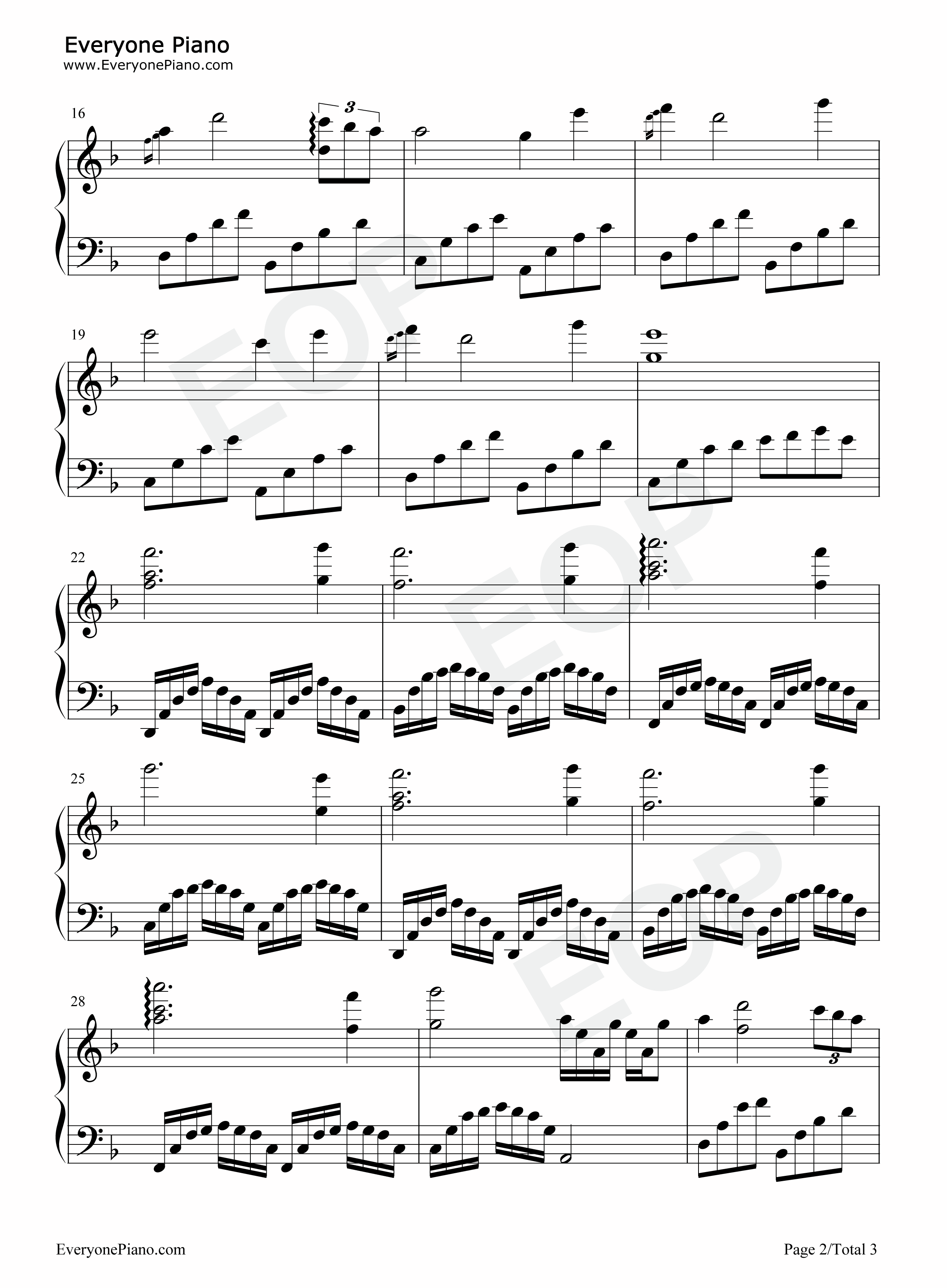 Reset钢琴谱_Tiger_JK