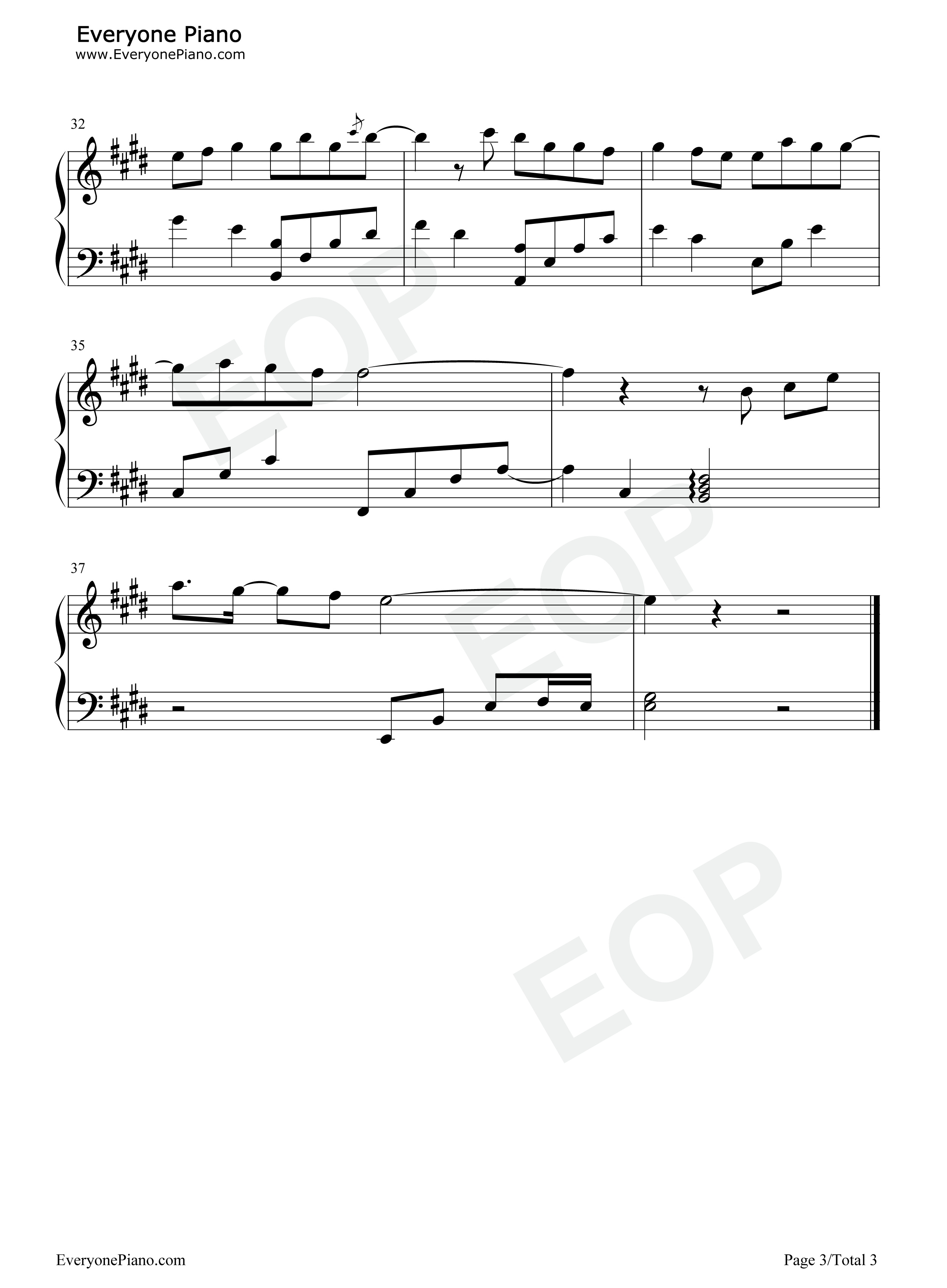 六七月钢琴谱_赵贝尔