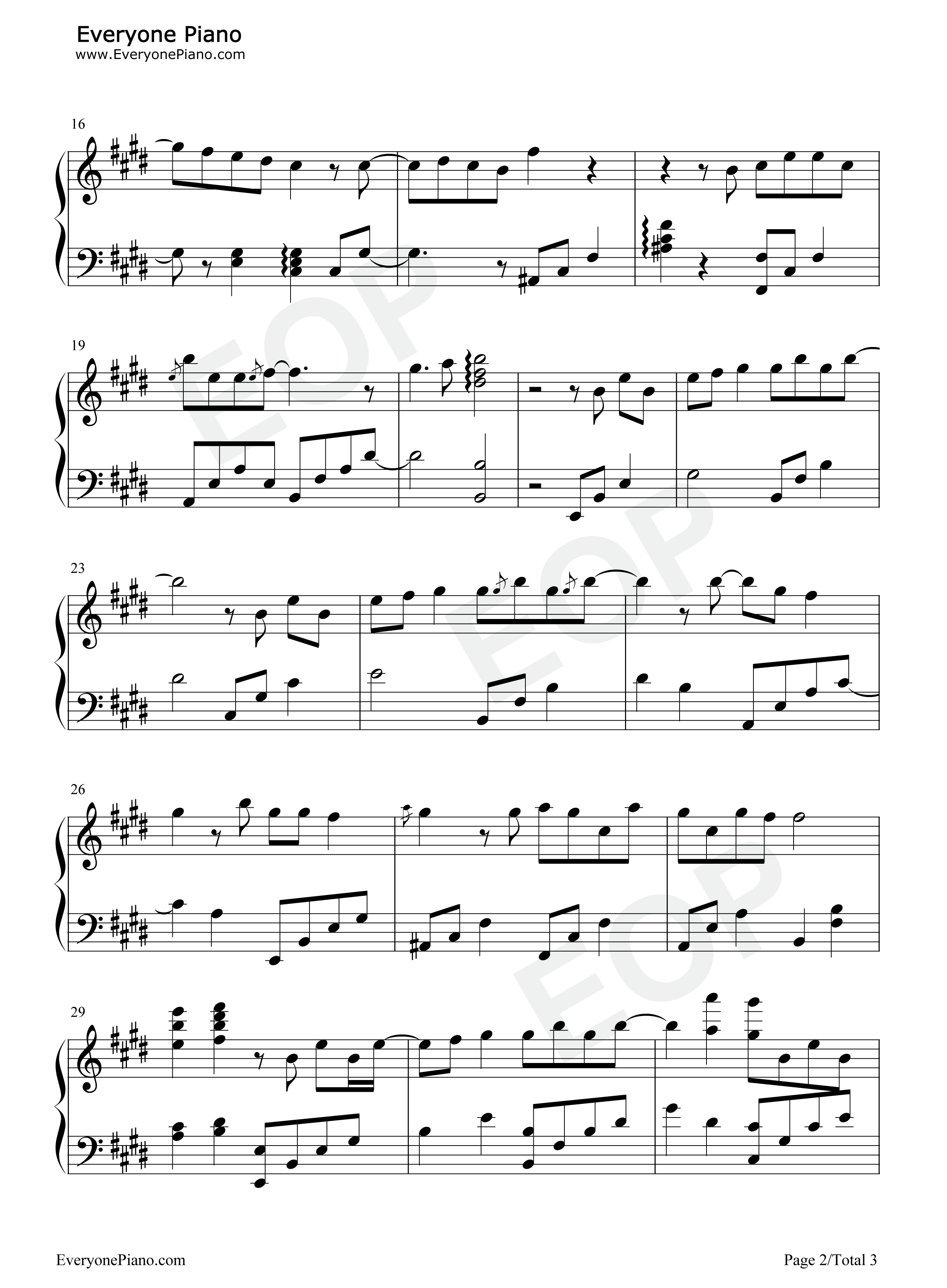 六七月钢琴谱_赵贝尔