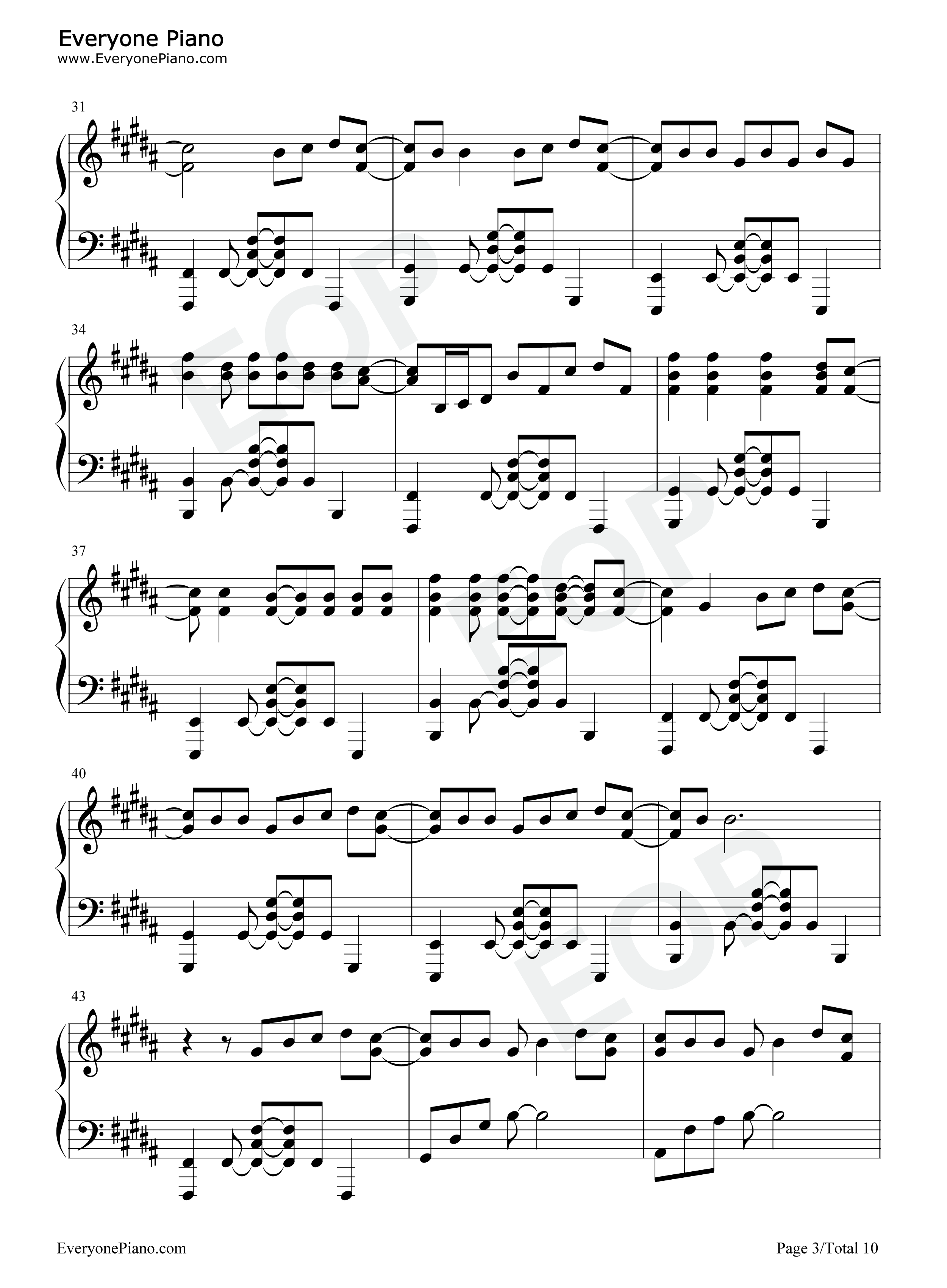 你的名字歌曲合集钢琴谱_Radwimps