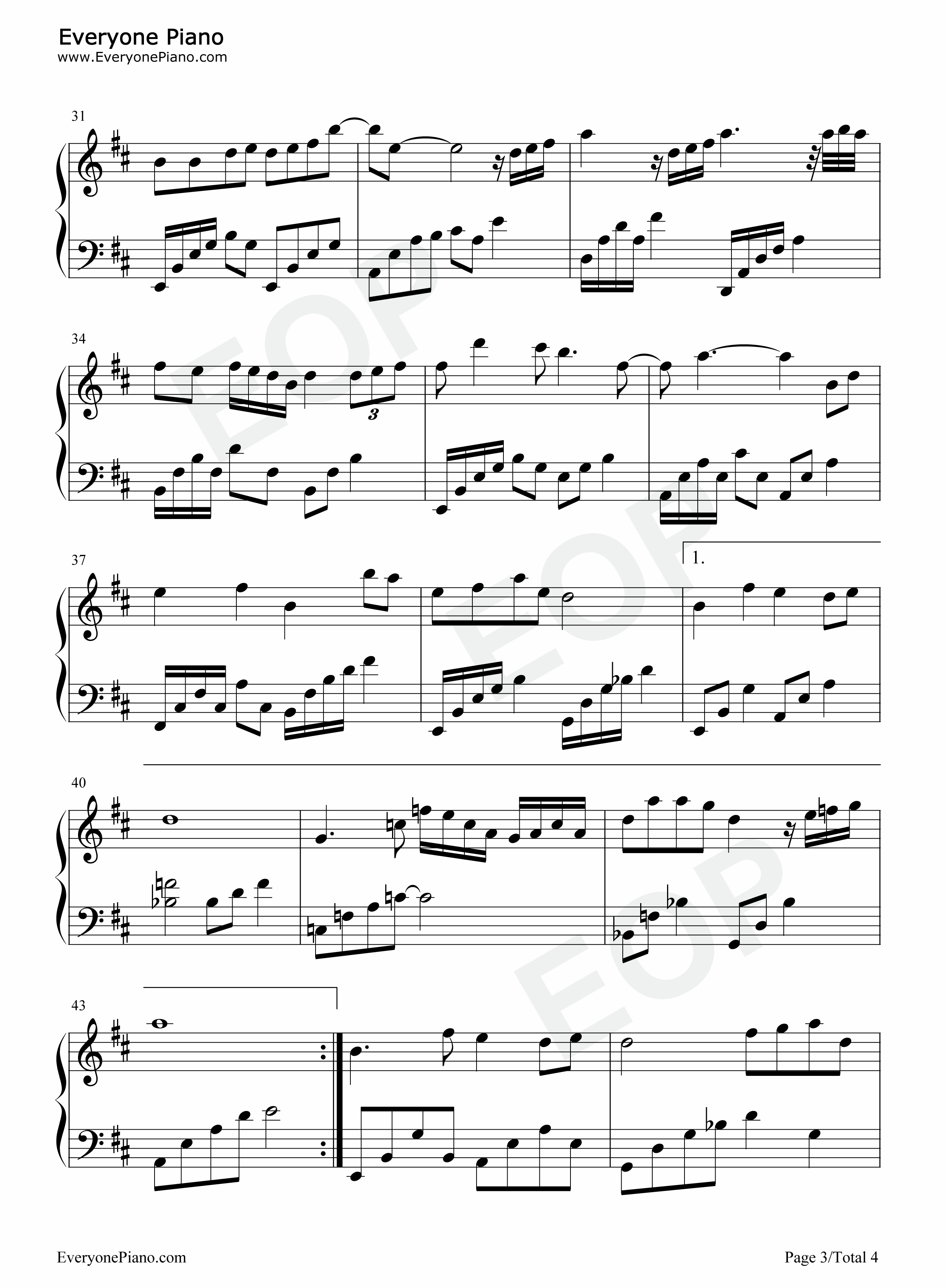 数红钢琴谱_银临