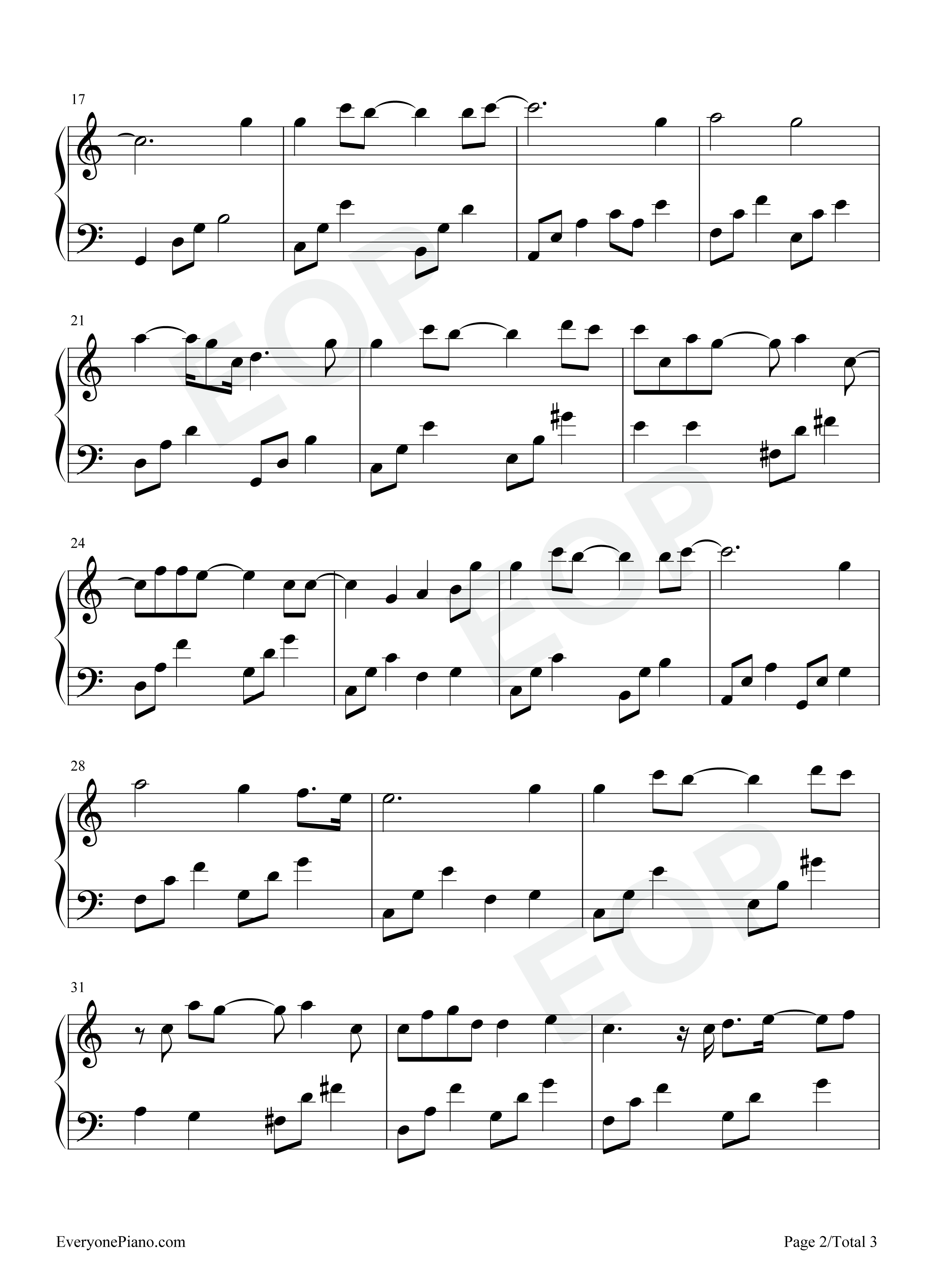 If_Rain钢琴谱_萨吉