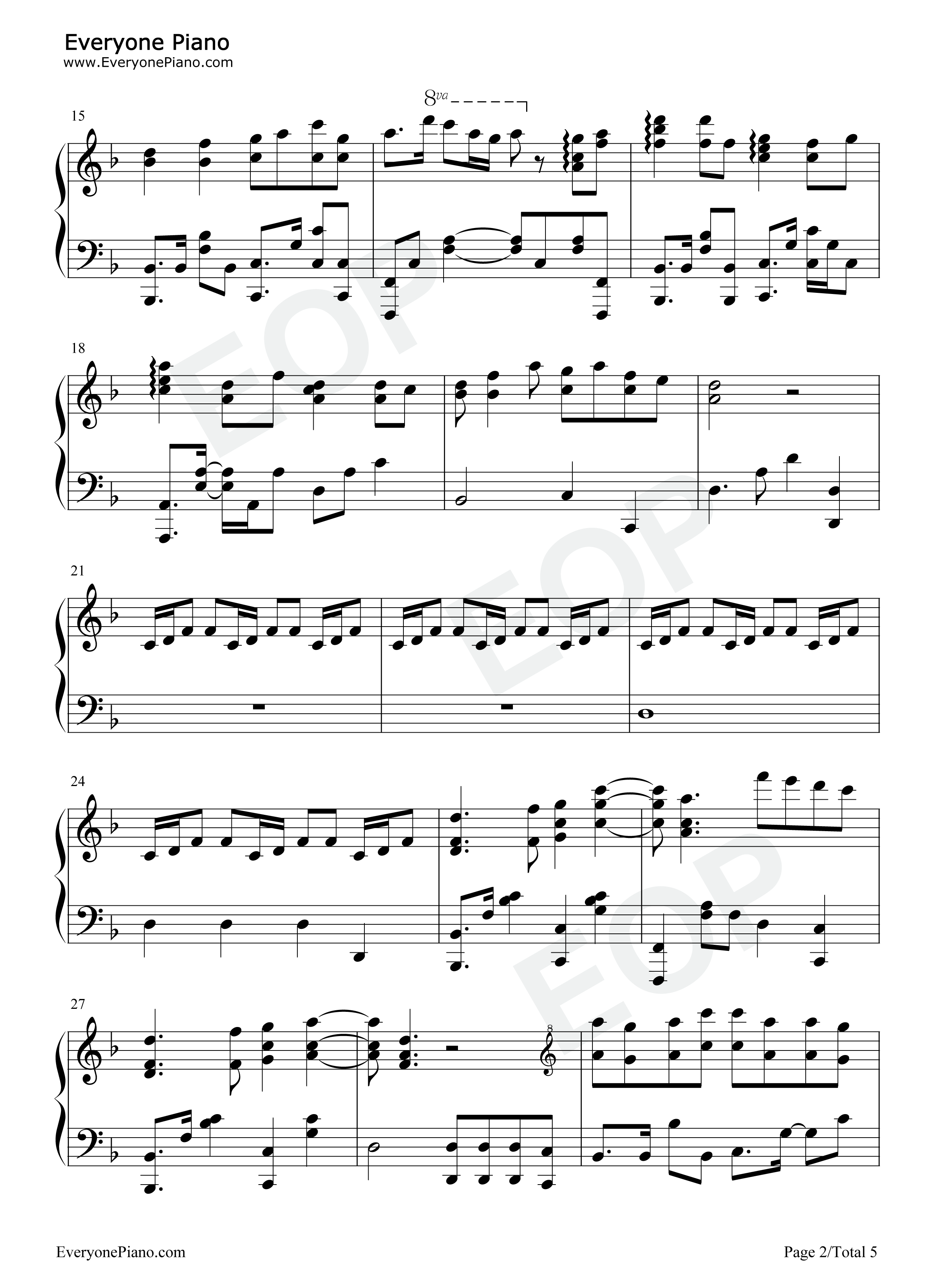 游山恋钢琴谱_海伦