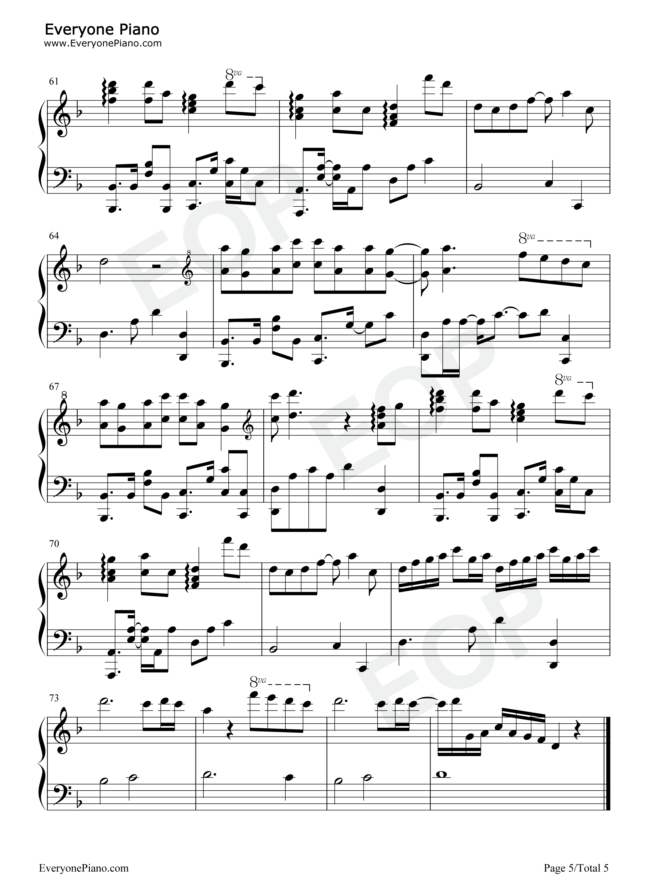 游山恋钢琴谱_海伦