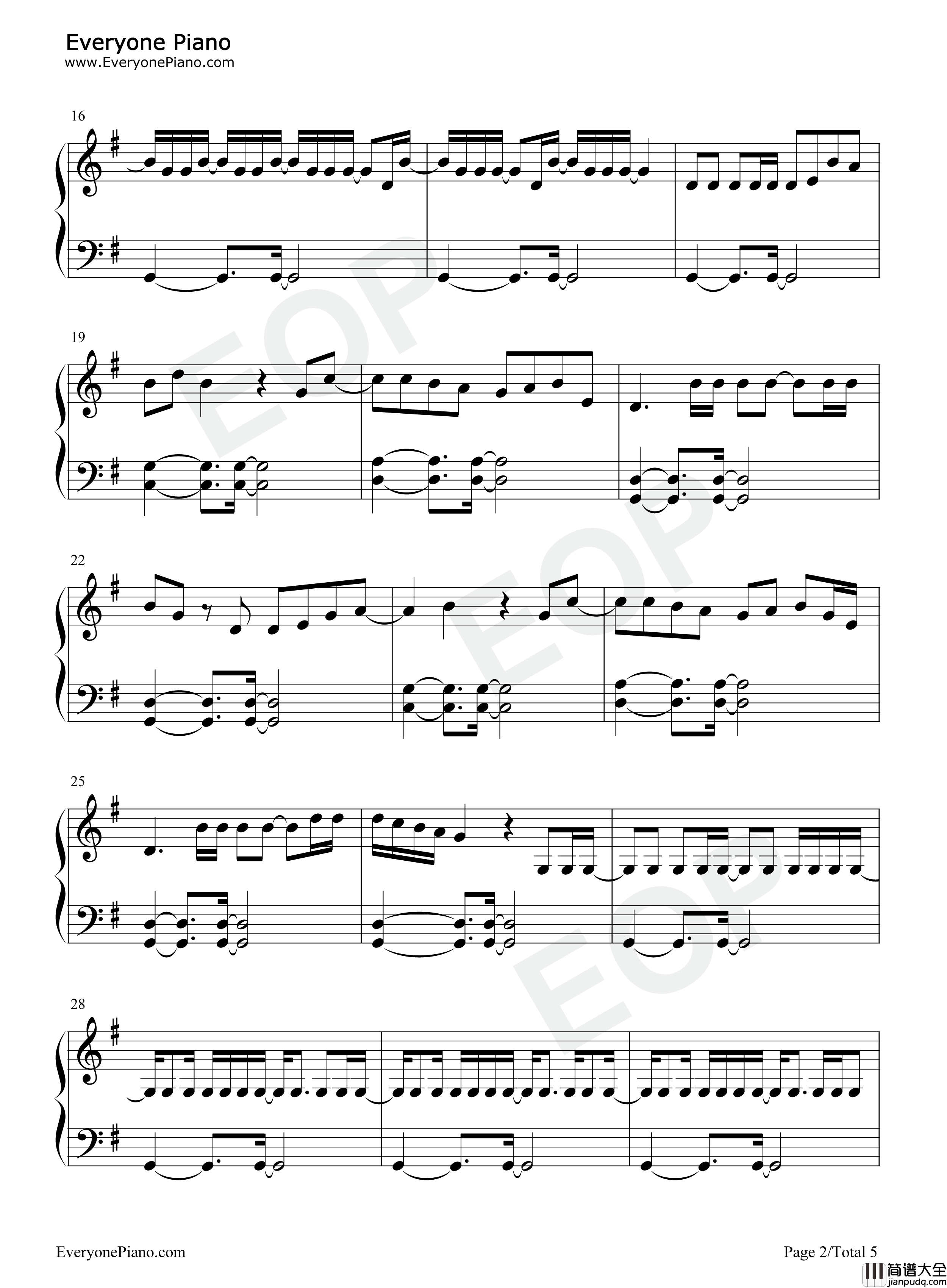 Bet_You_Wanna钢琴谱_Blackpink_Cardi_B