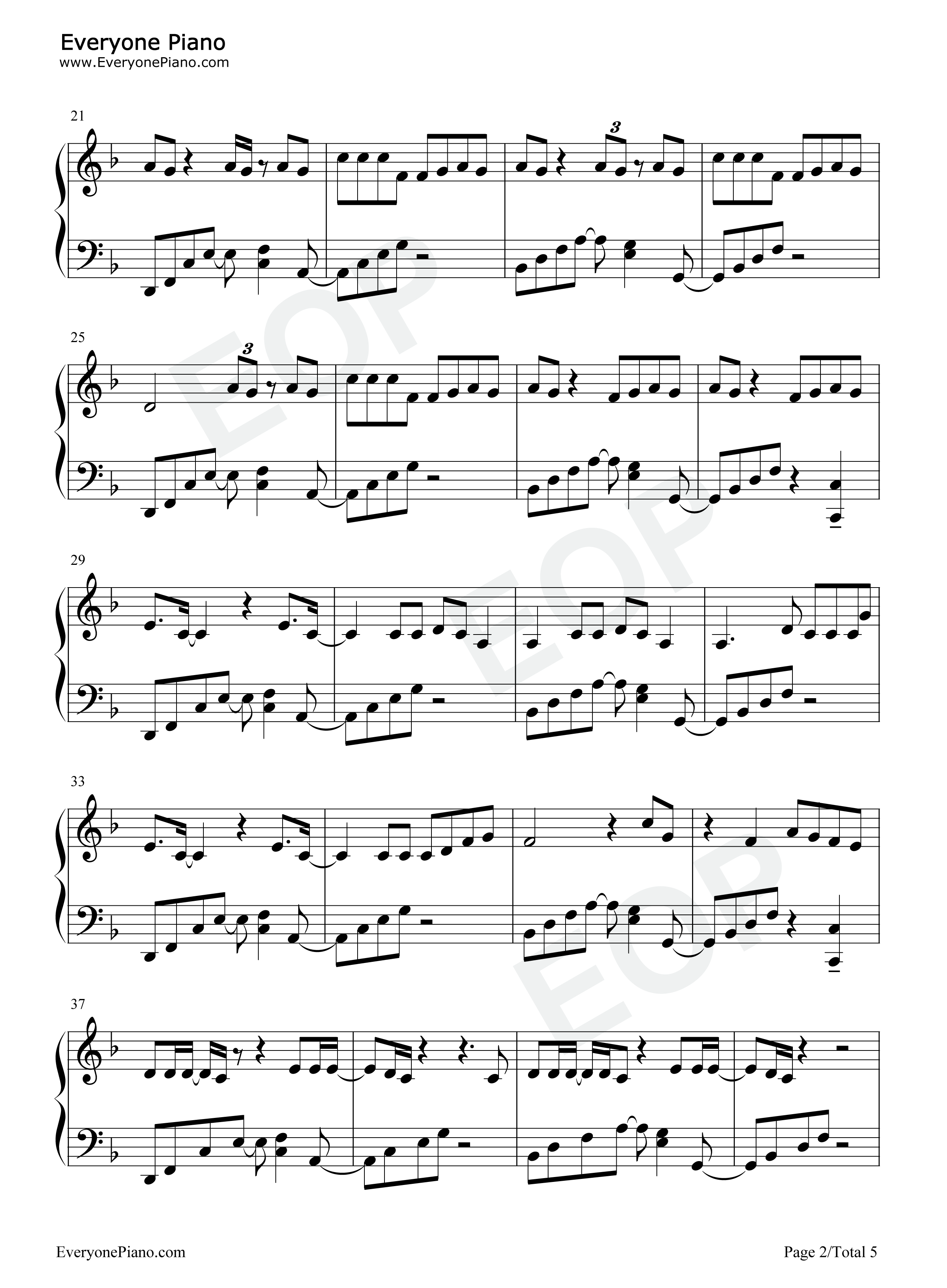 Positions钢琴谱_Ariana_Grande