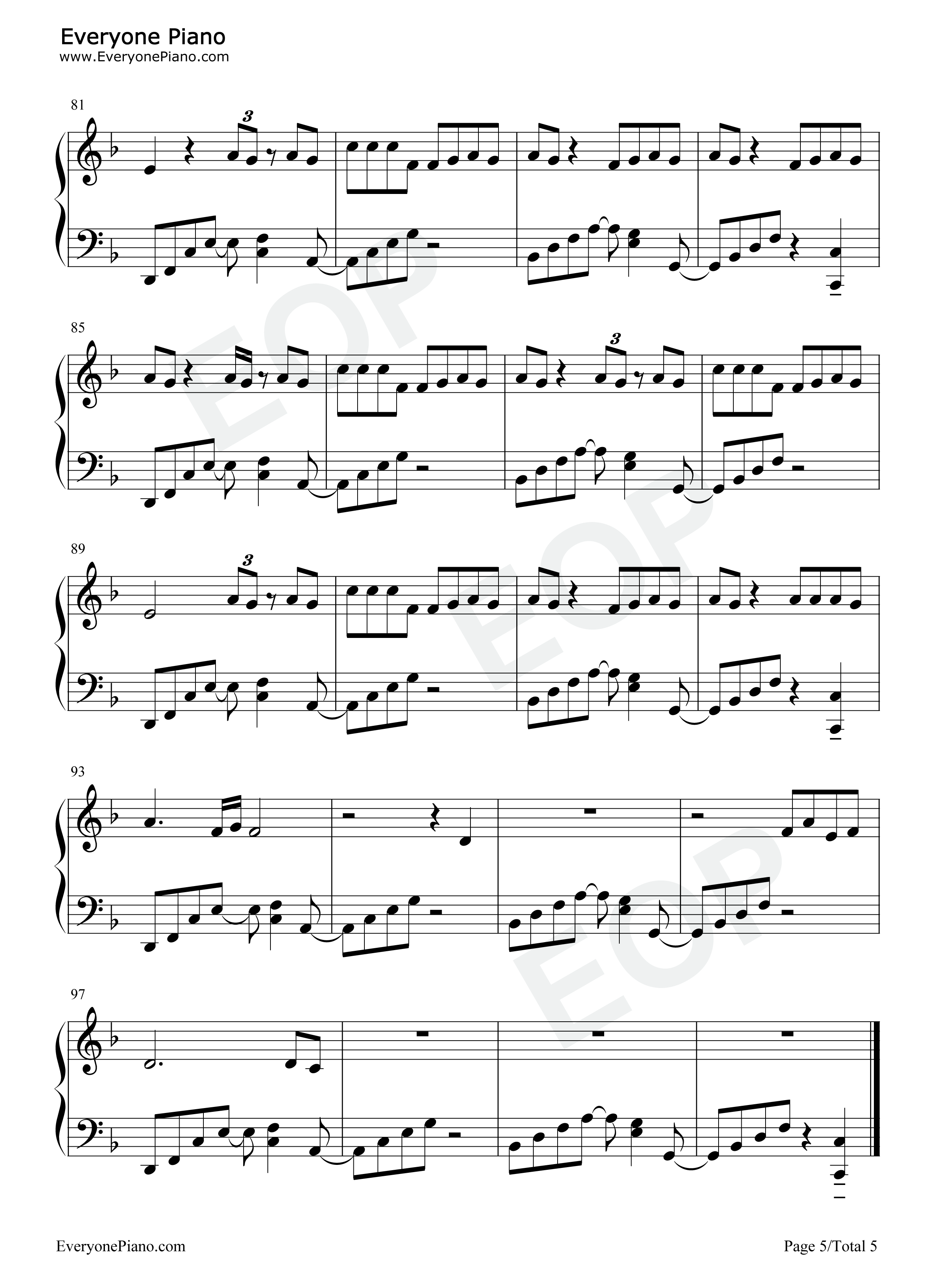 Positions钢琴谱_Ariana_Grande