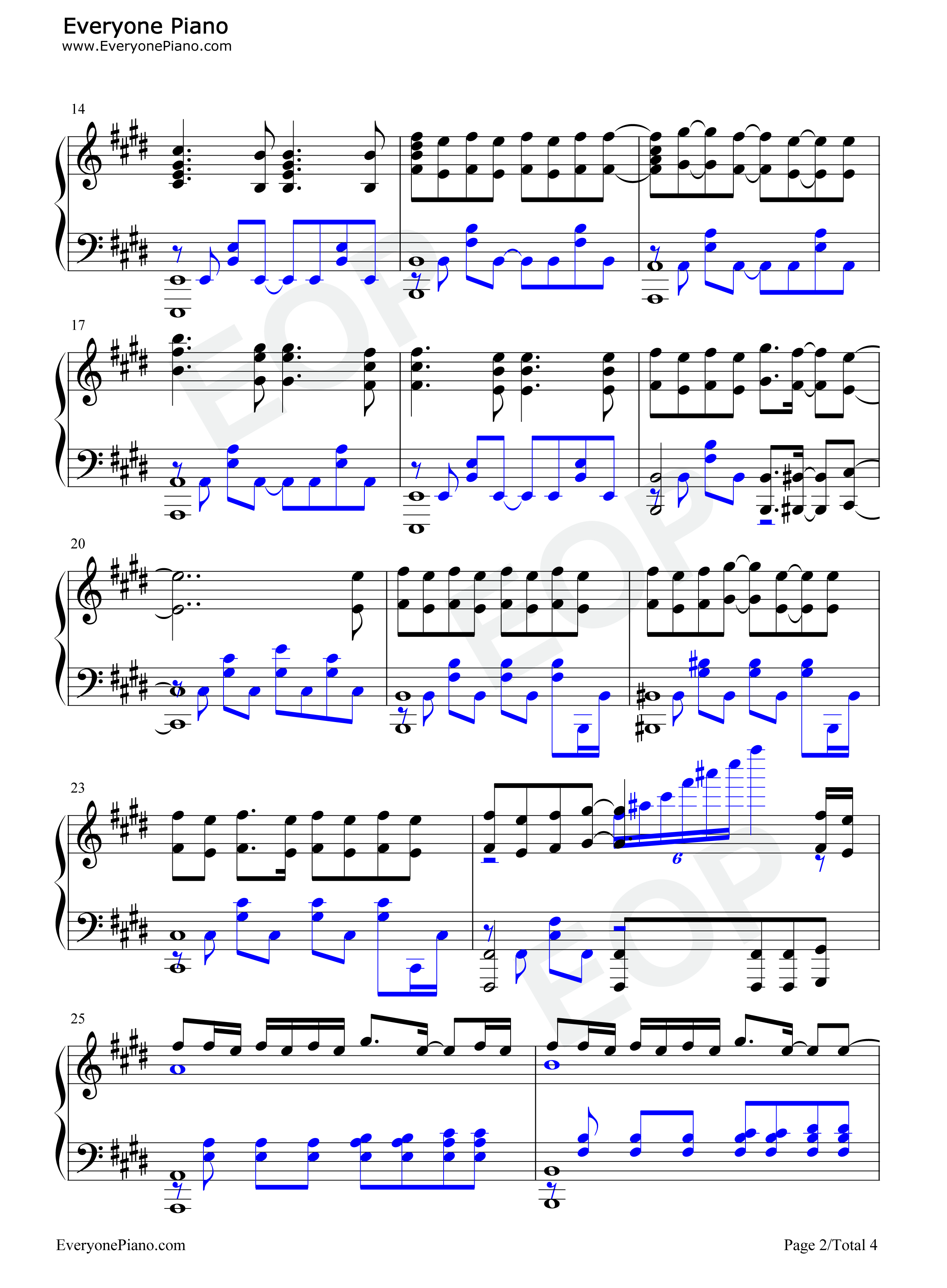 First_Drop钢琴谱_Halca