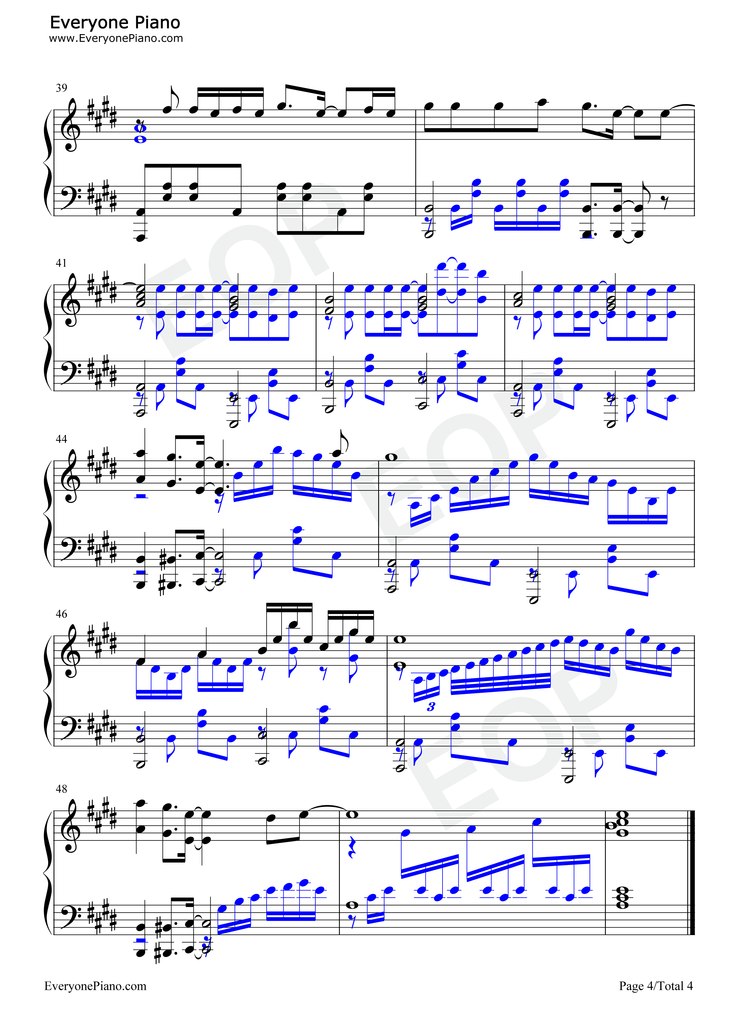 First_Drop钢琴谱_Halca