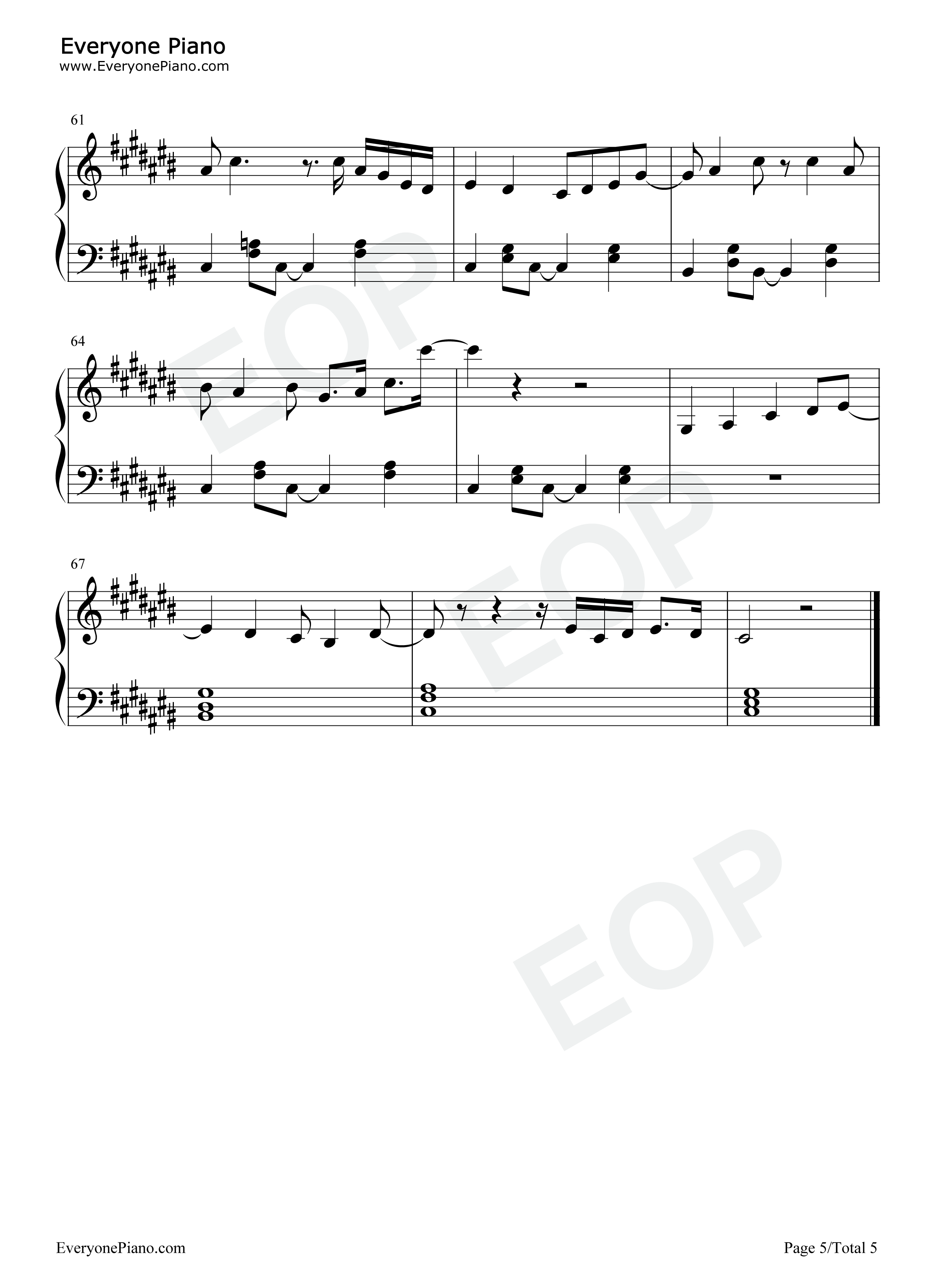 Christmas_Without_You钢琴谱_Ava_Max