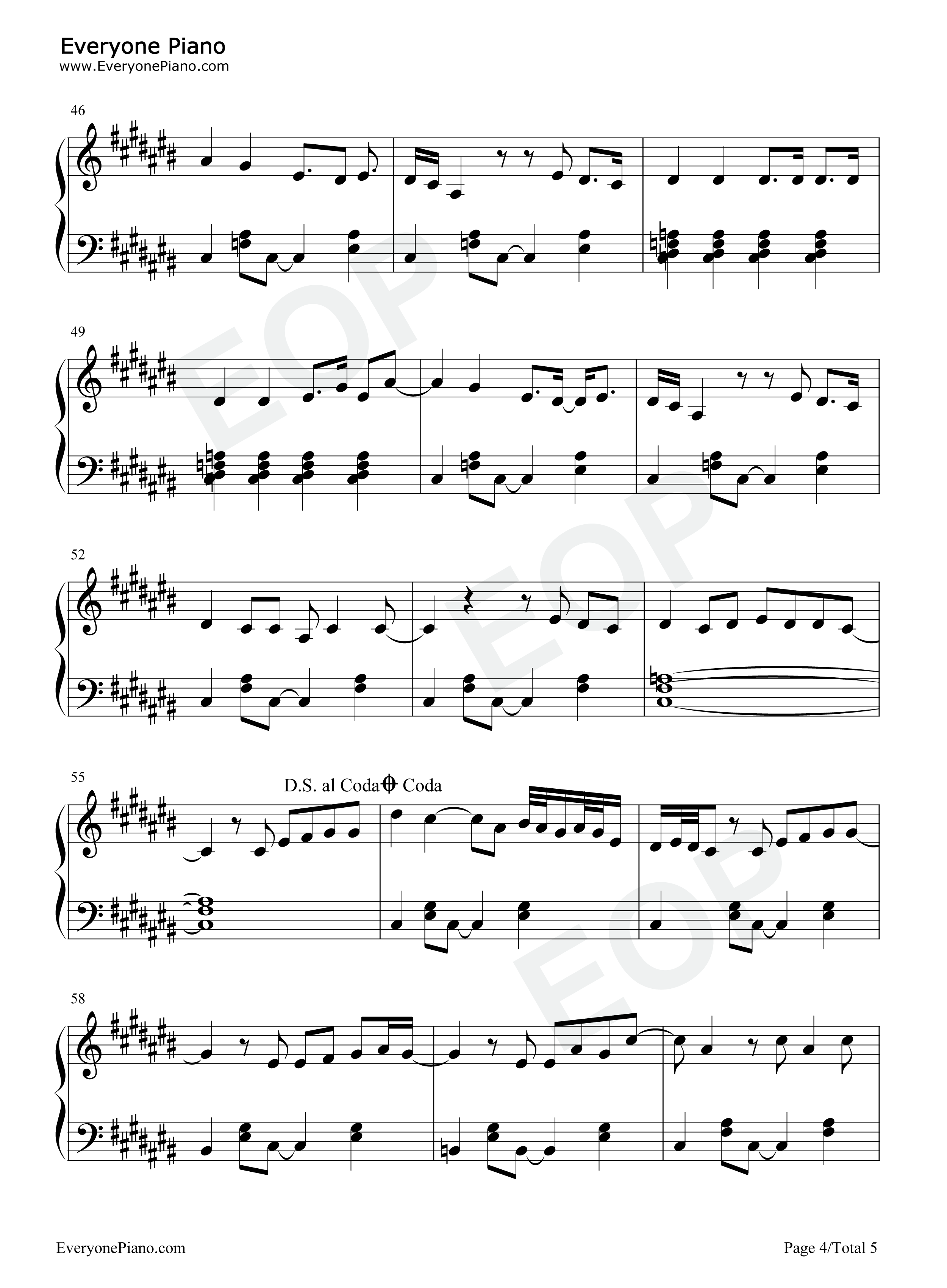 Christmas_Without_You钢琴谱_Ava_Max