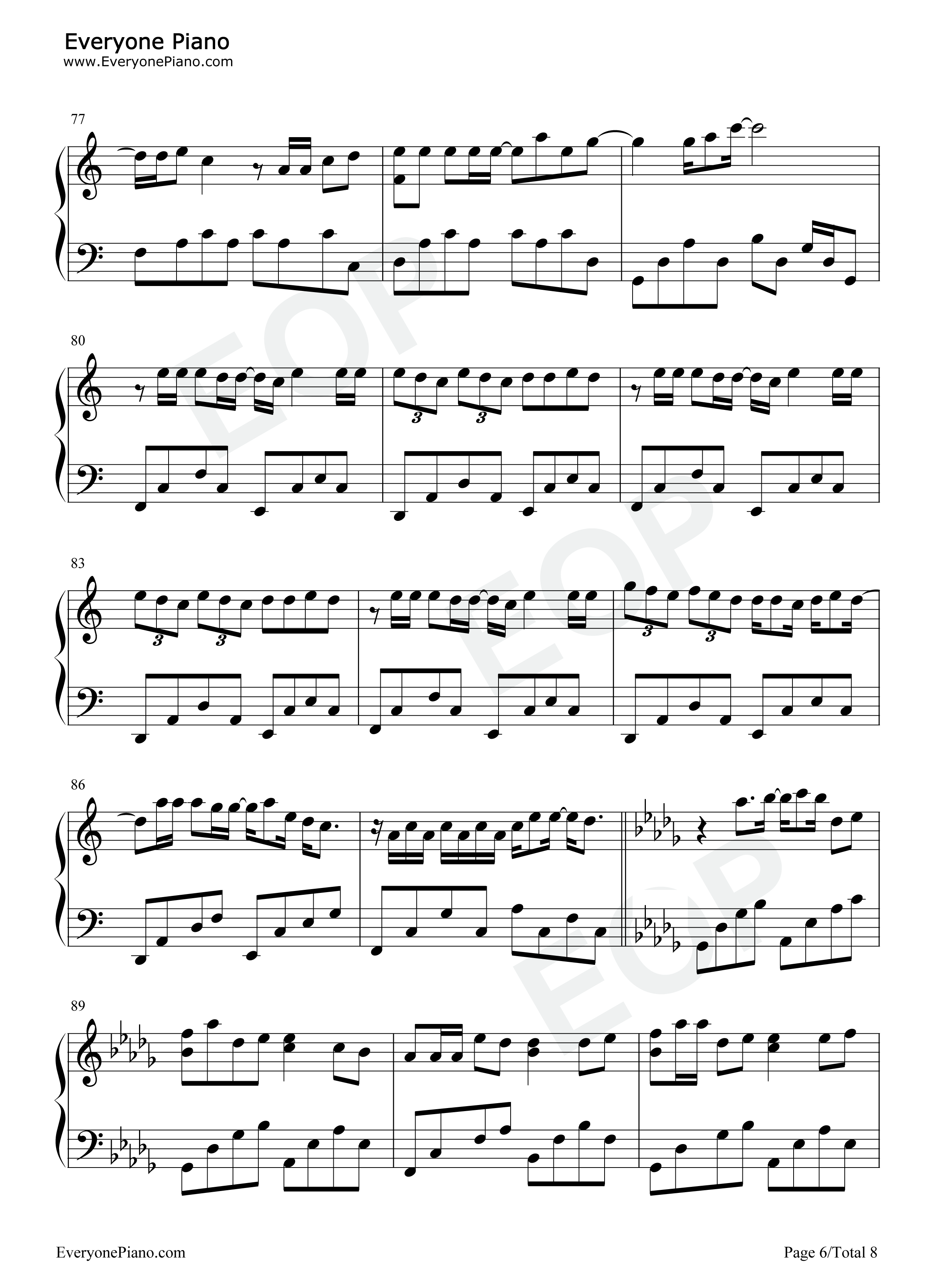 把回忆拼好给你钢琴谱_王贰浪