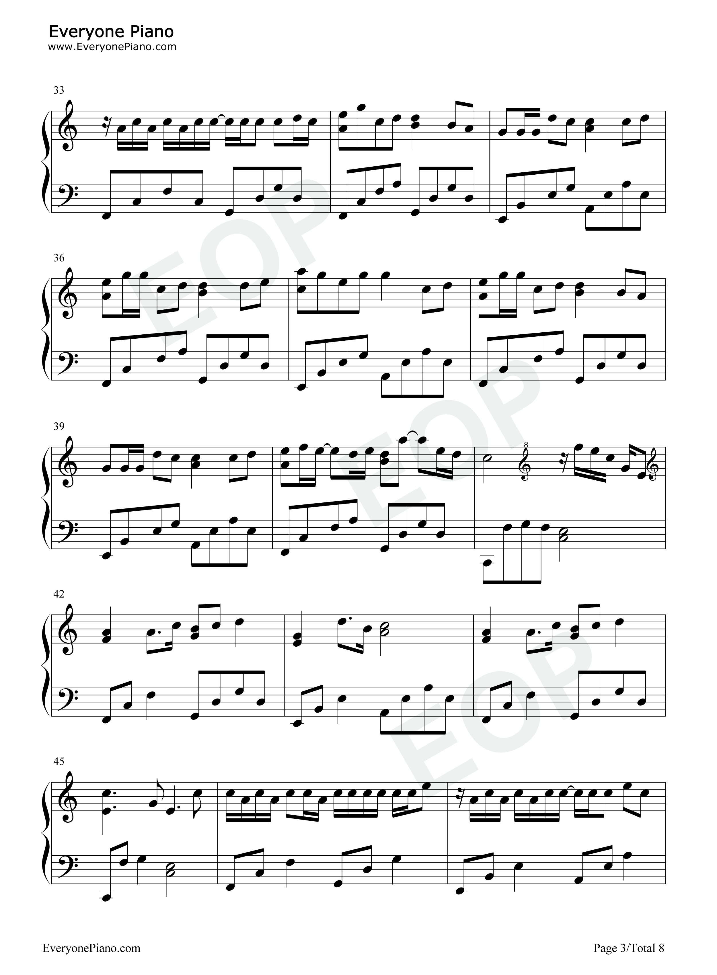 把回忆拼好给你钢琴谱_王贰浪