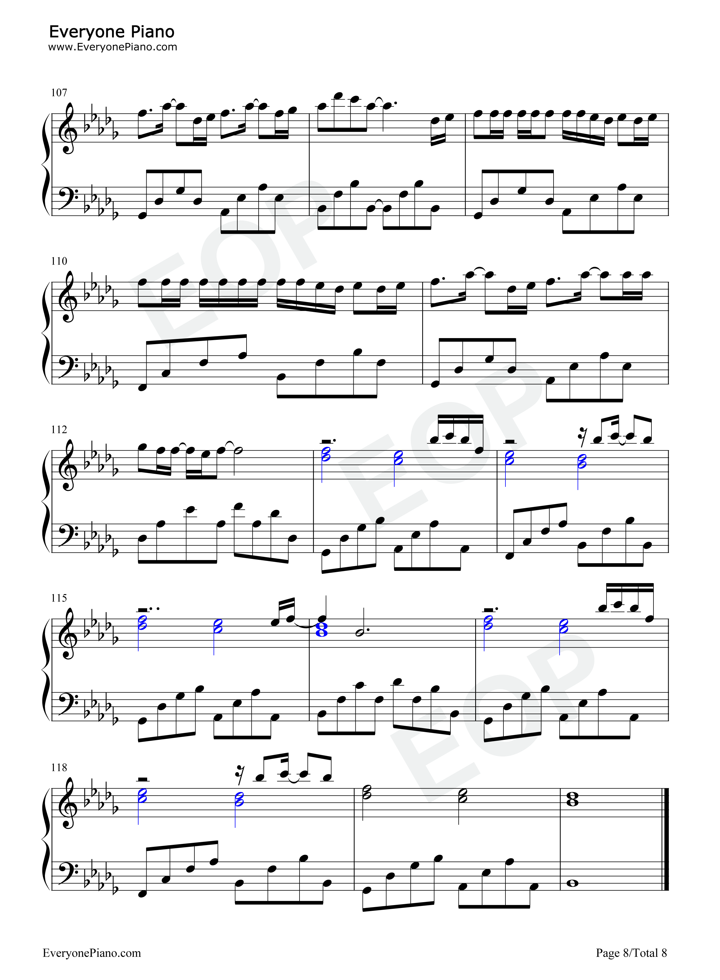 把回忆拼好给你钢琴谱_王贰浪