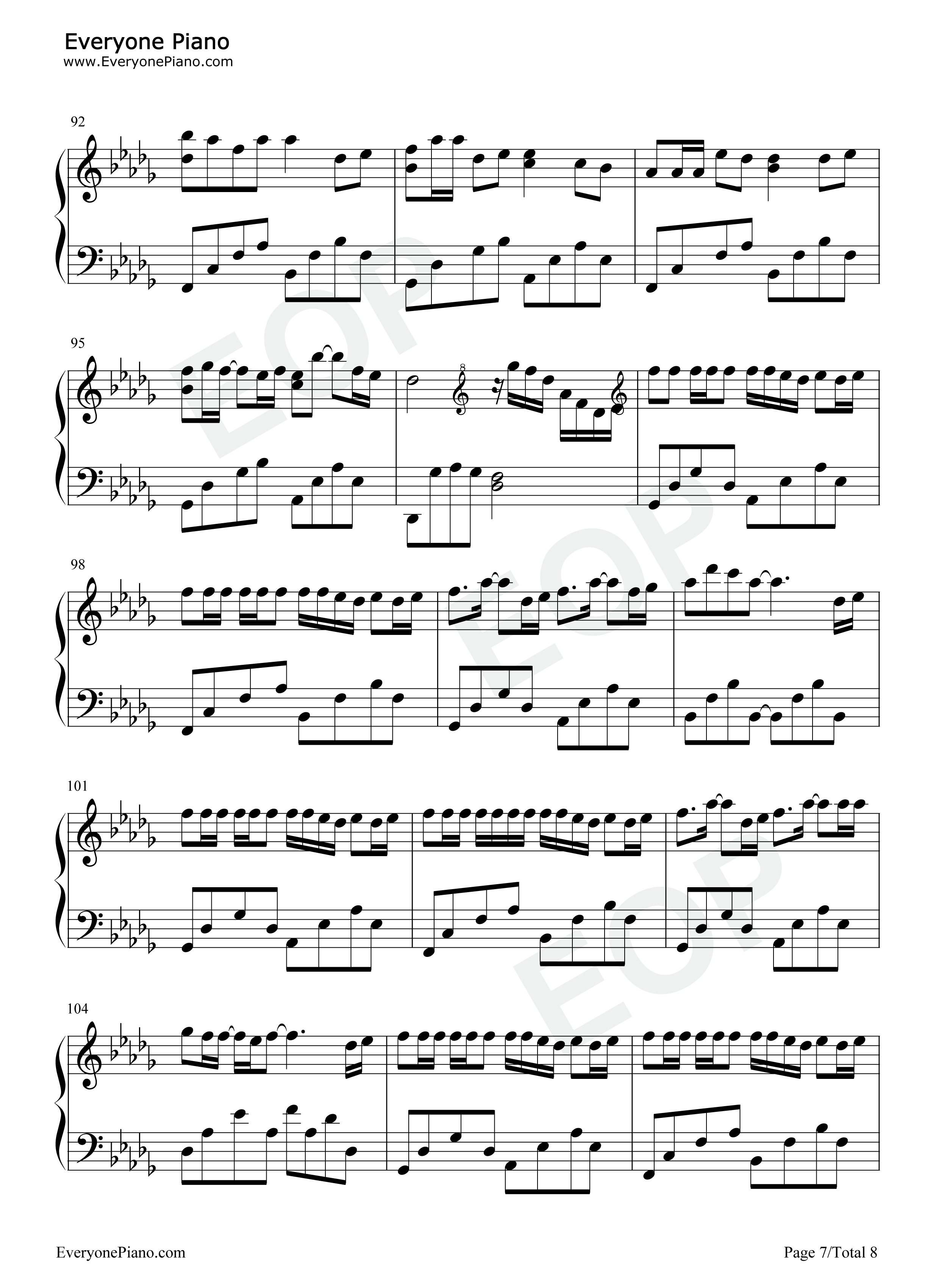 把回忆拼好给你钢琴谱_王贰浪