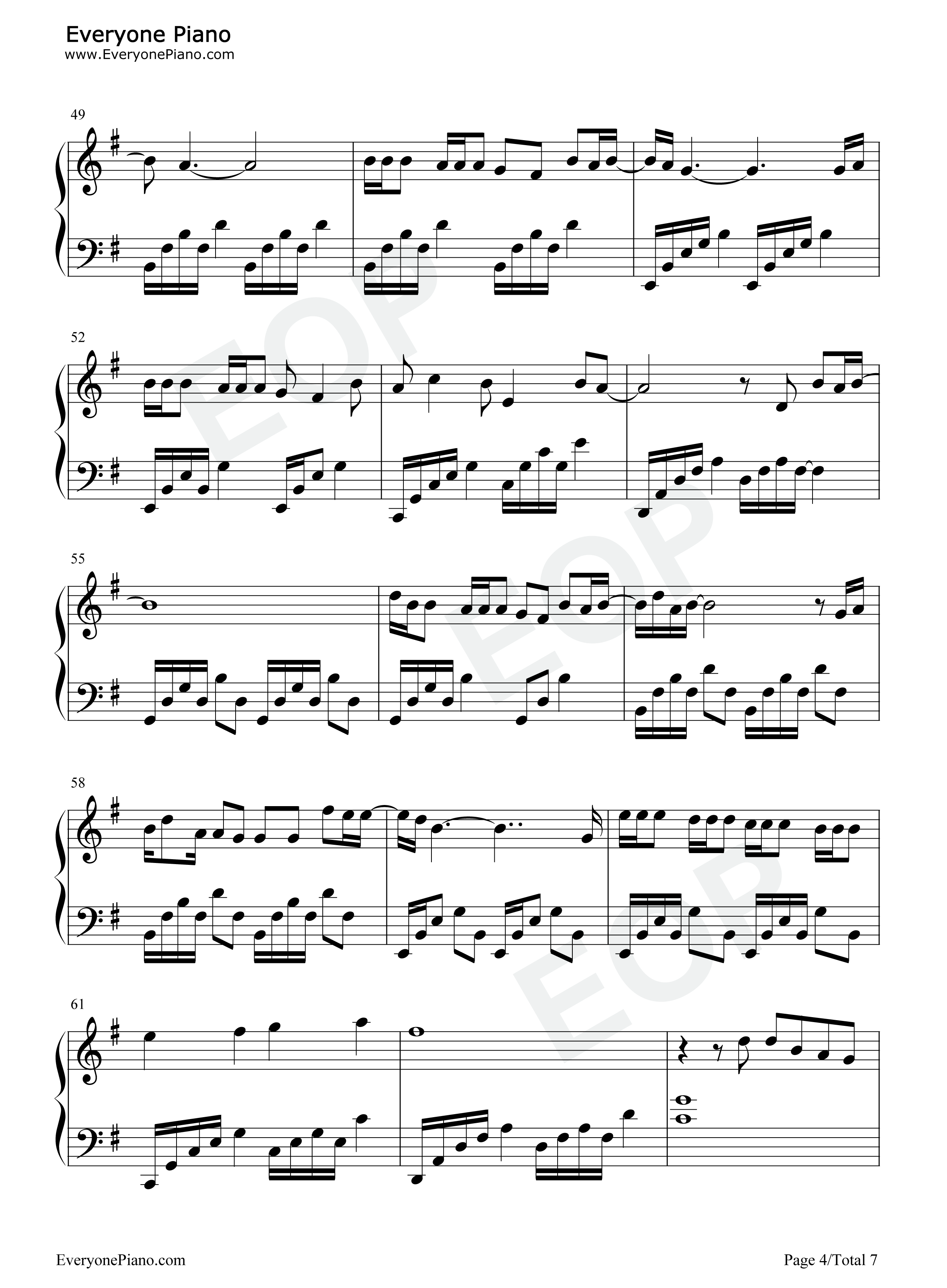 最好是钢琴谱_林俊杰