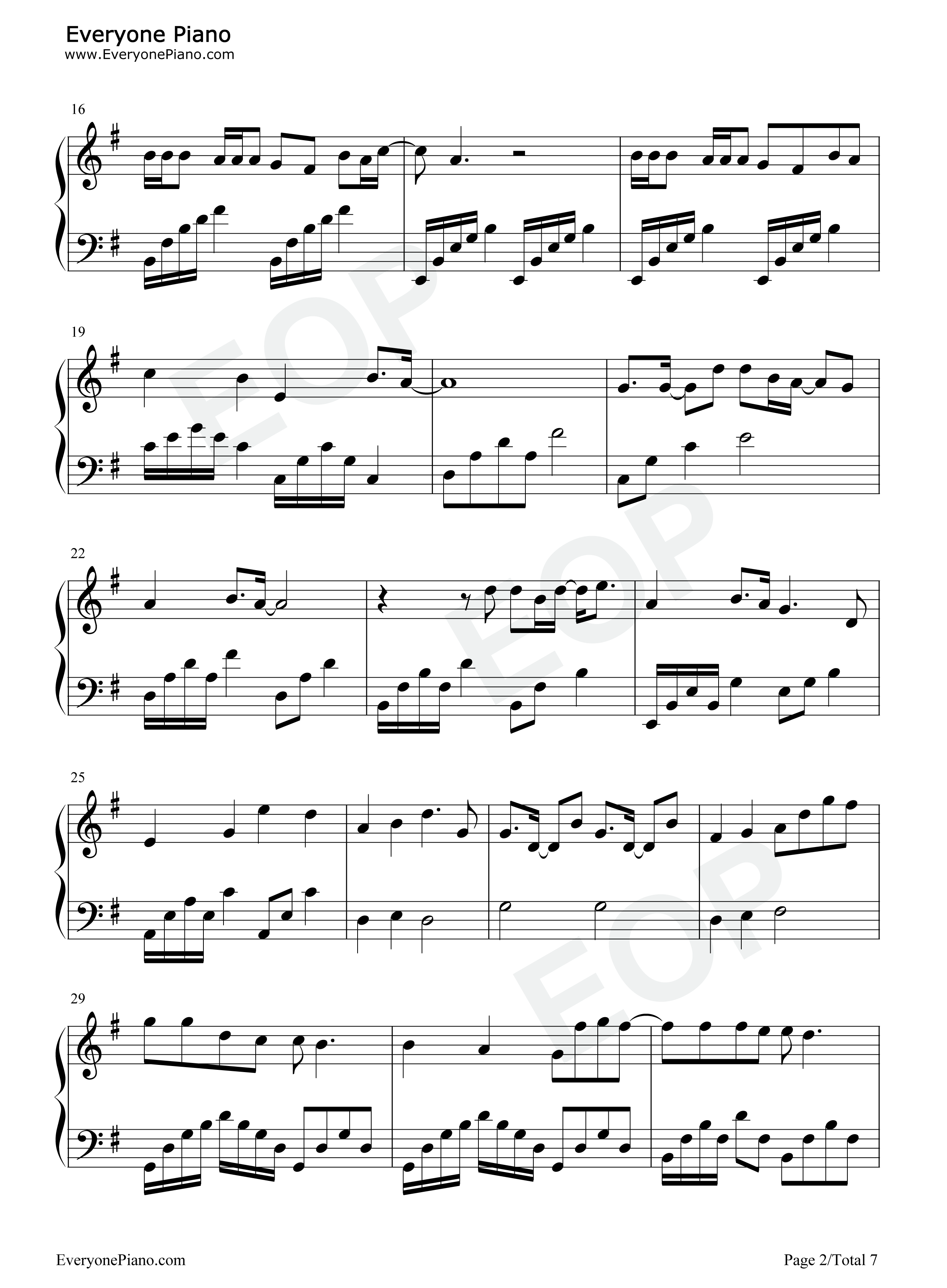 最好是钢琴谱_林俊杰