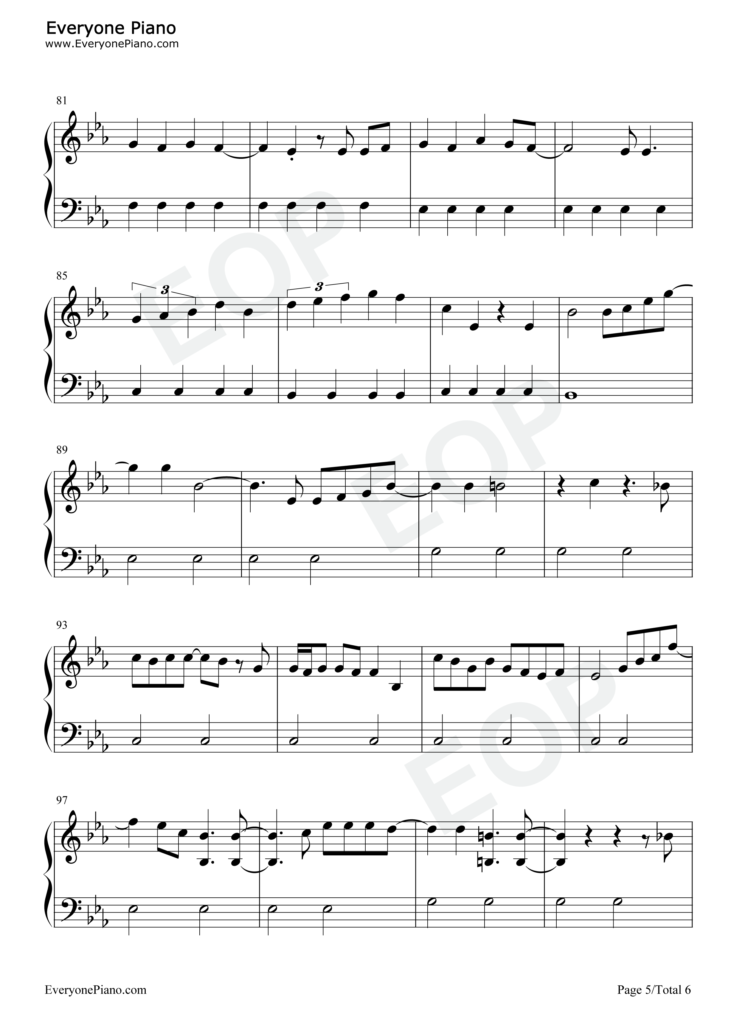 POV钢琴谱_Ariana_Grande