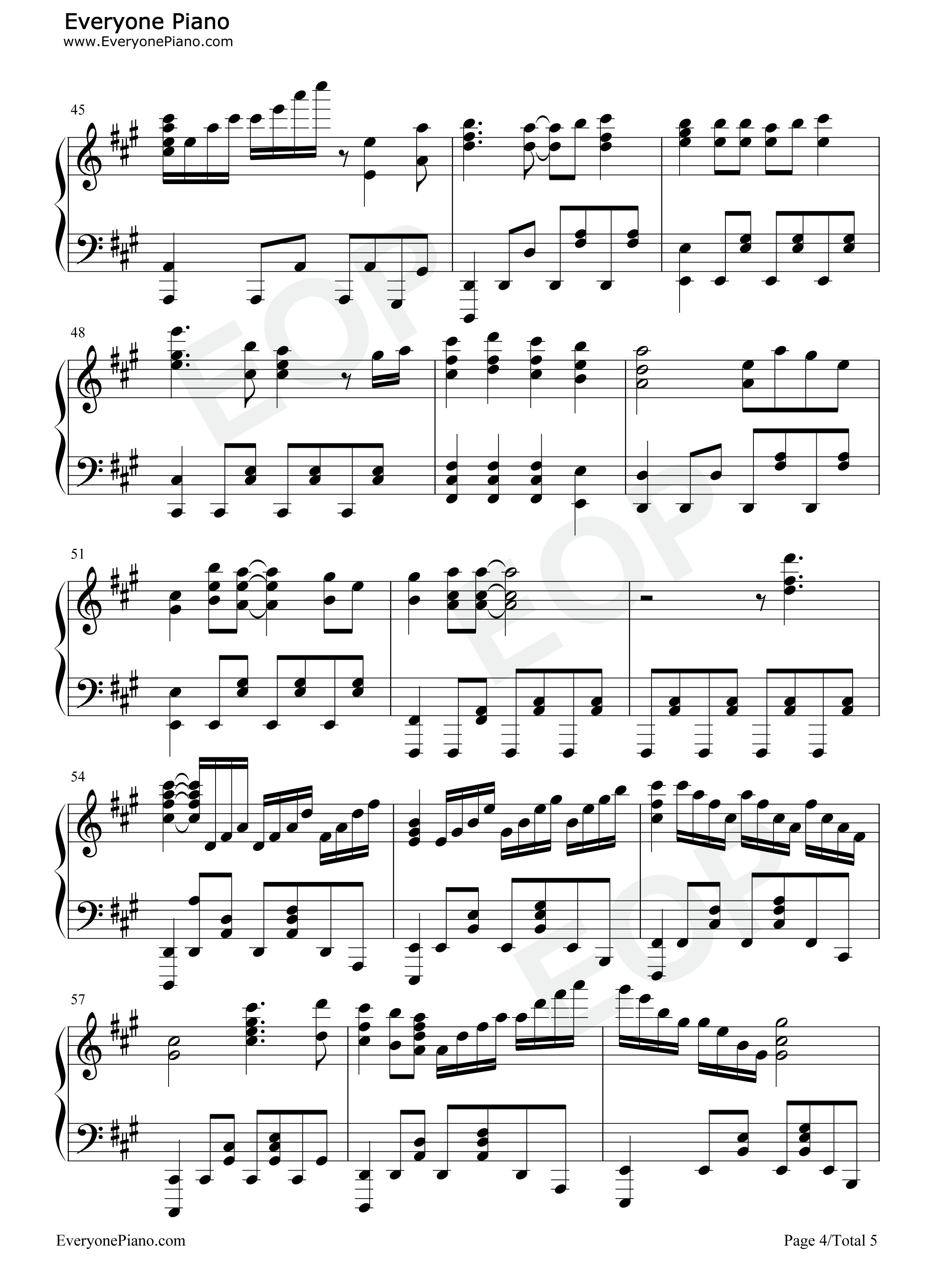 Nameless_Story钢琴谱_岸田教团&THE明星Rockets