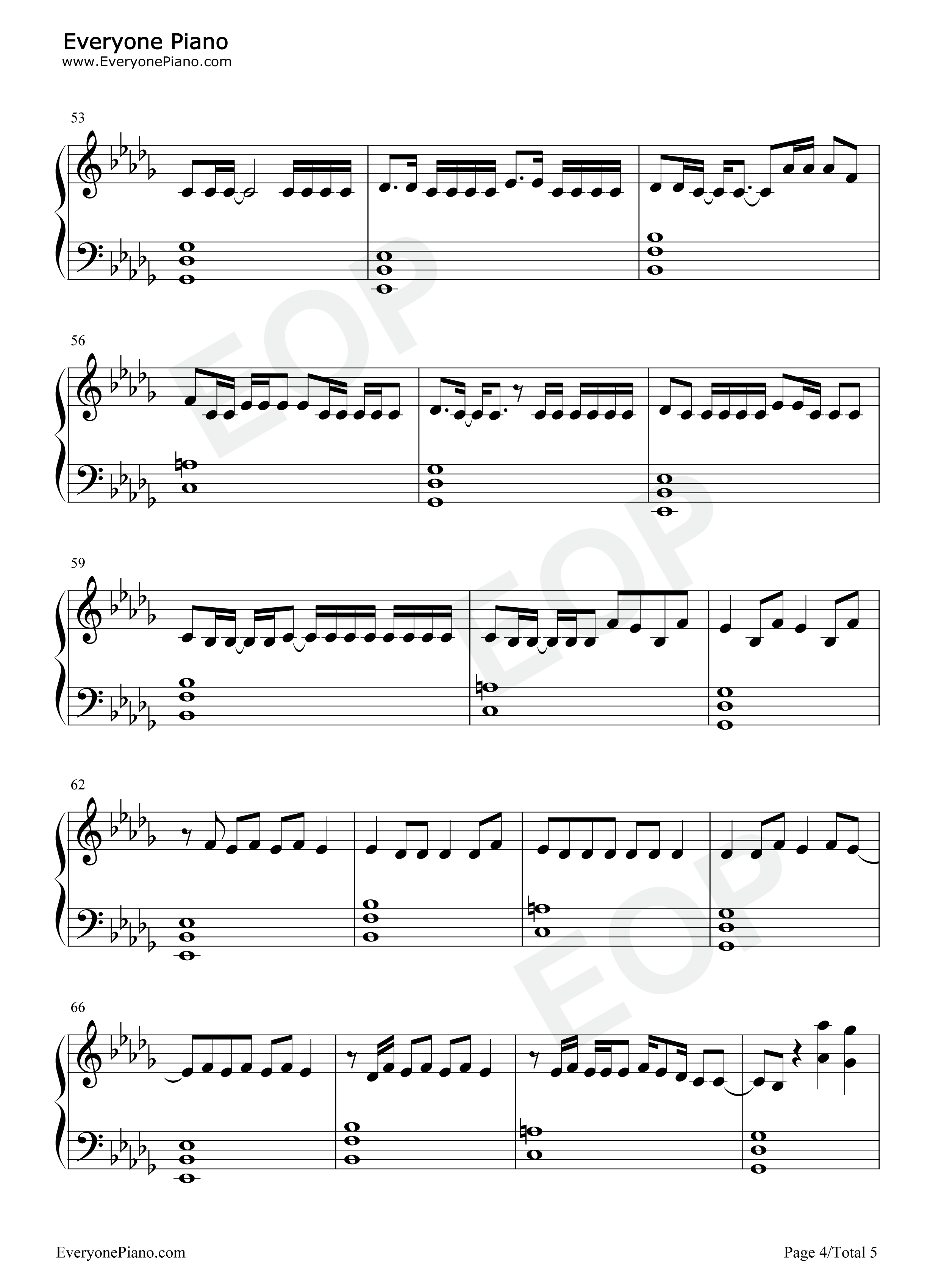 Motive钢琴谱_Ariana_Grande_Doja_Cat