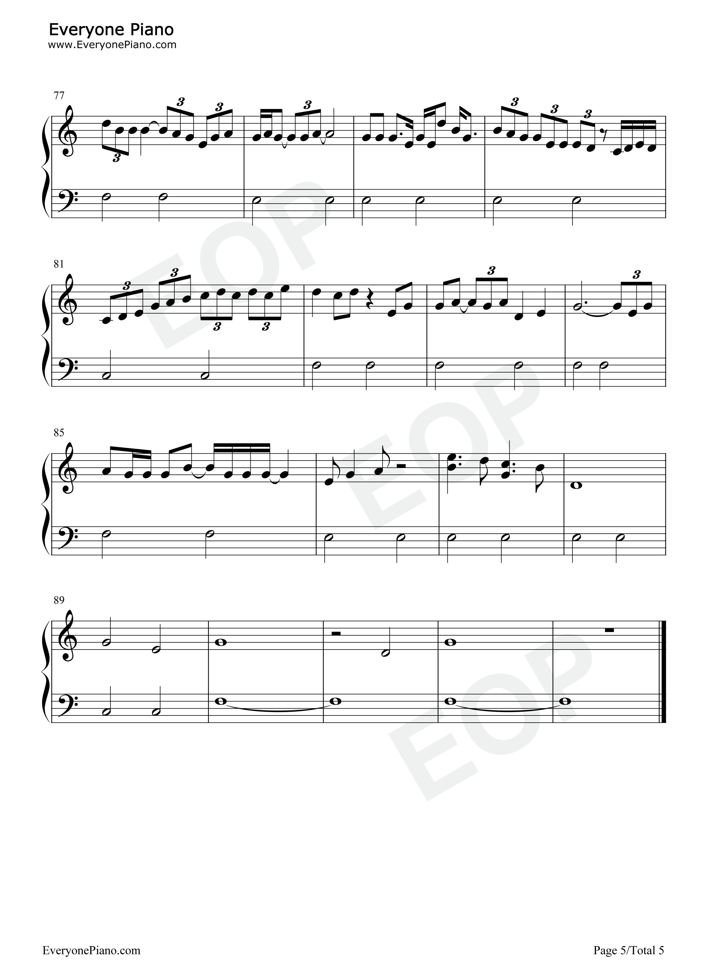 Off_the_Table钢琴谱_Ariana_Grande_The_Weeknd