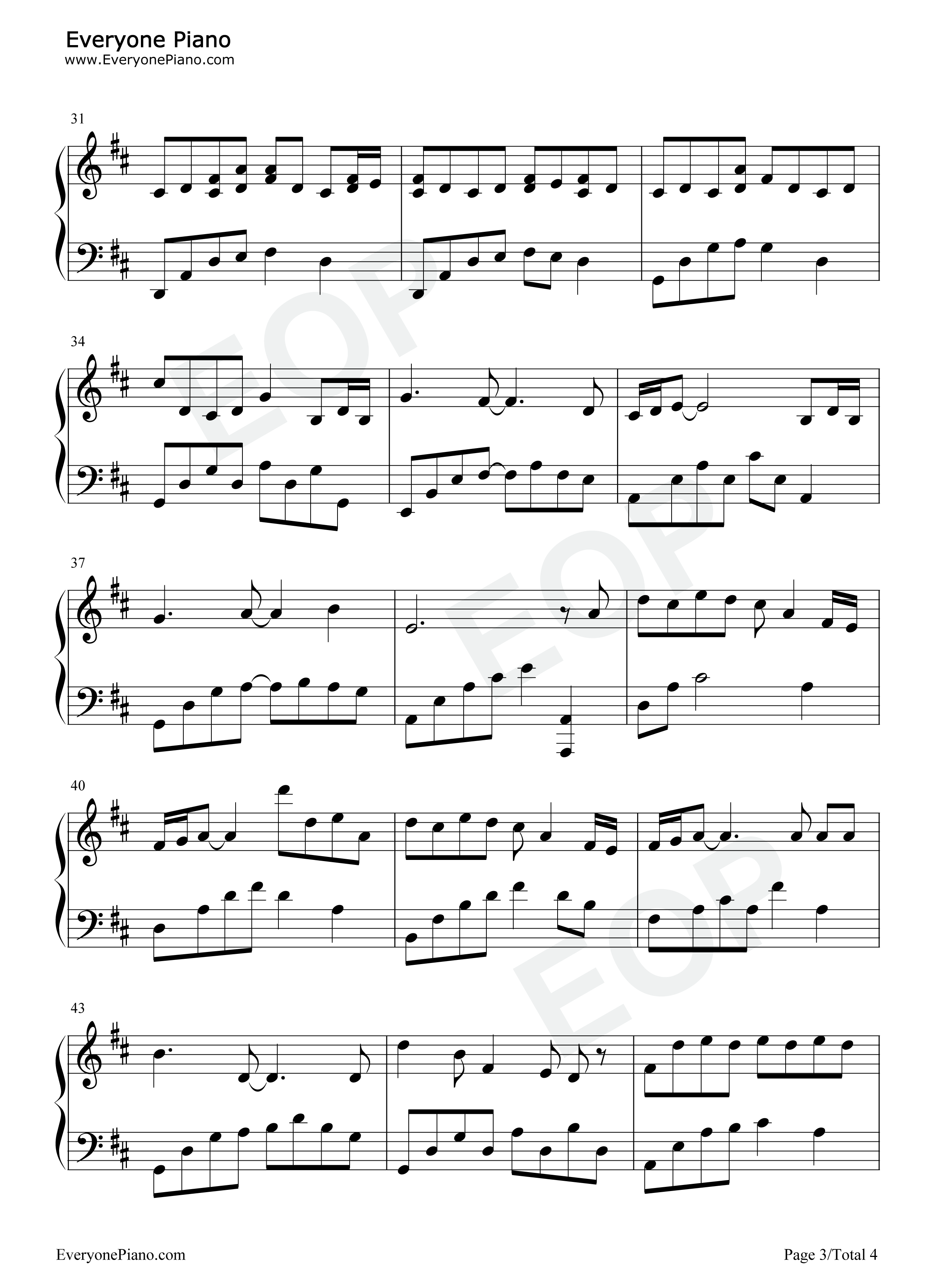 往下跳钢琴谱_朱一龙