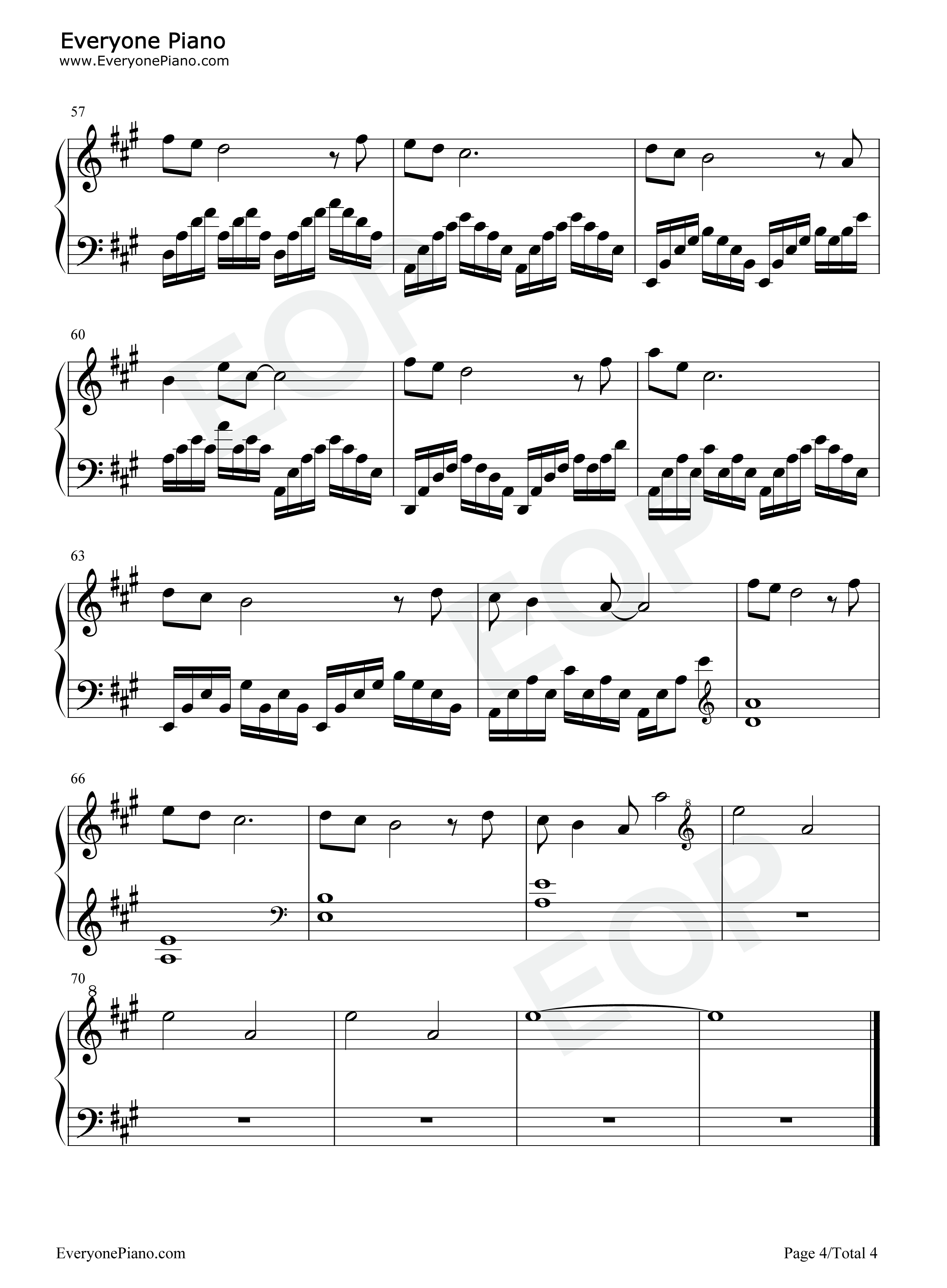 孤独之书钢琴谱_房东的猫