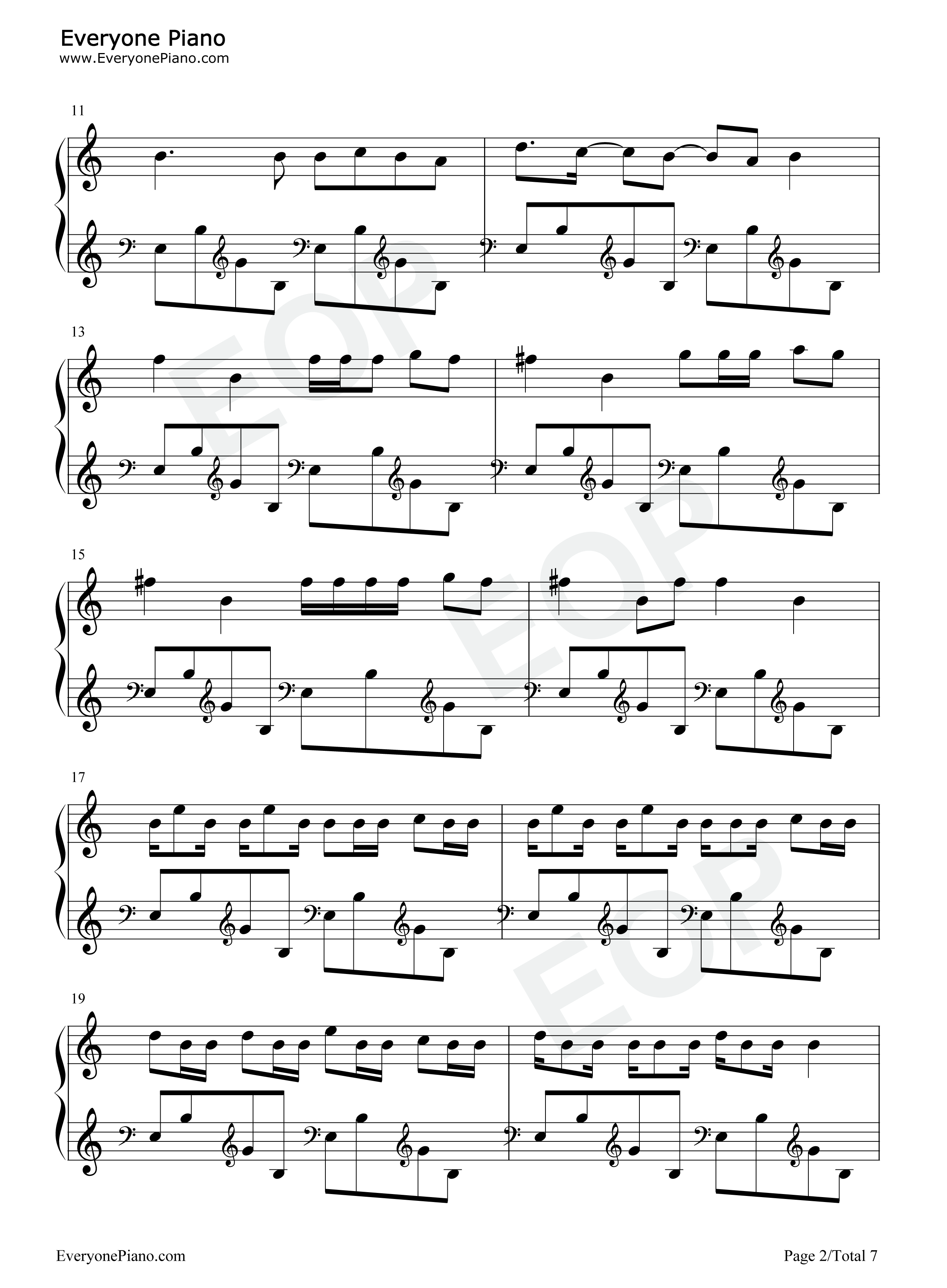 Crazy_Over_You钢琴谱_Blackpink