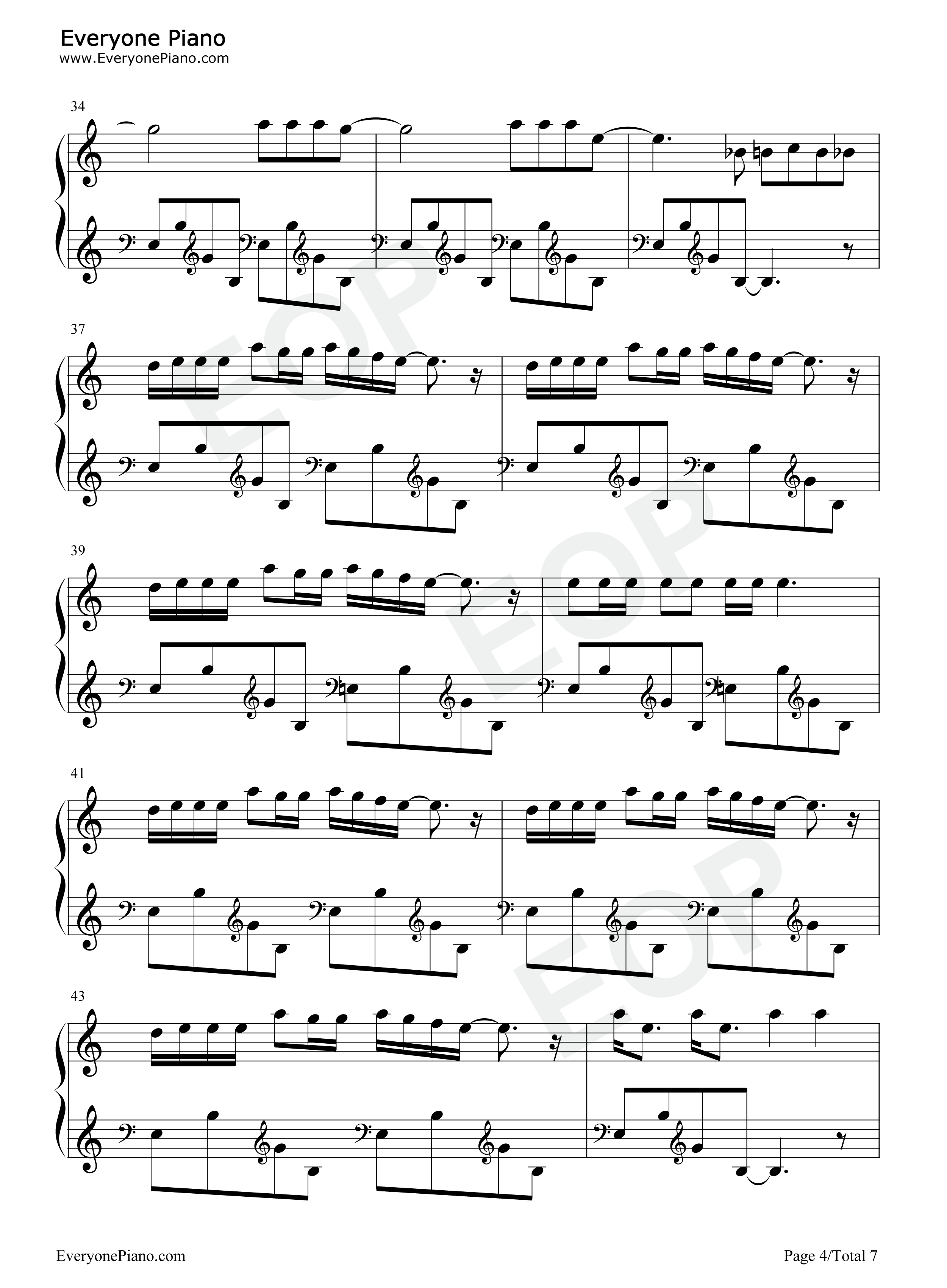 Crazy_Over_You钢琴谱_Blackpink