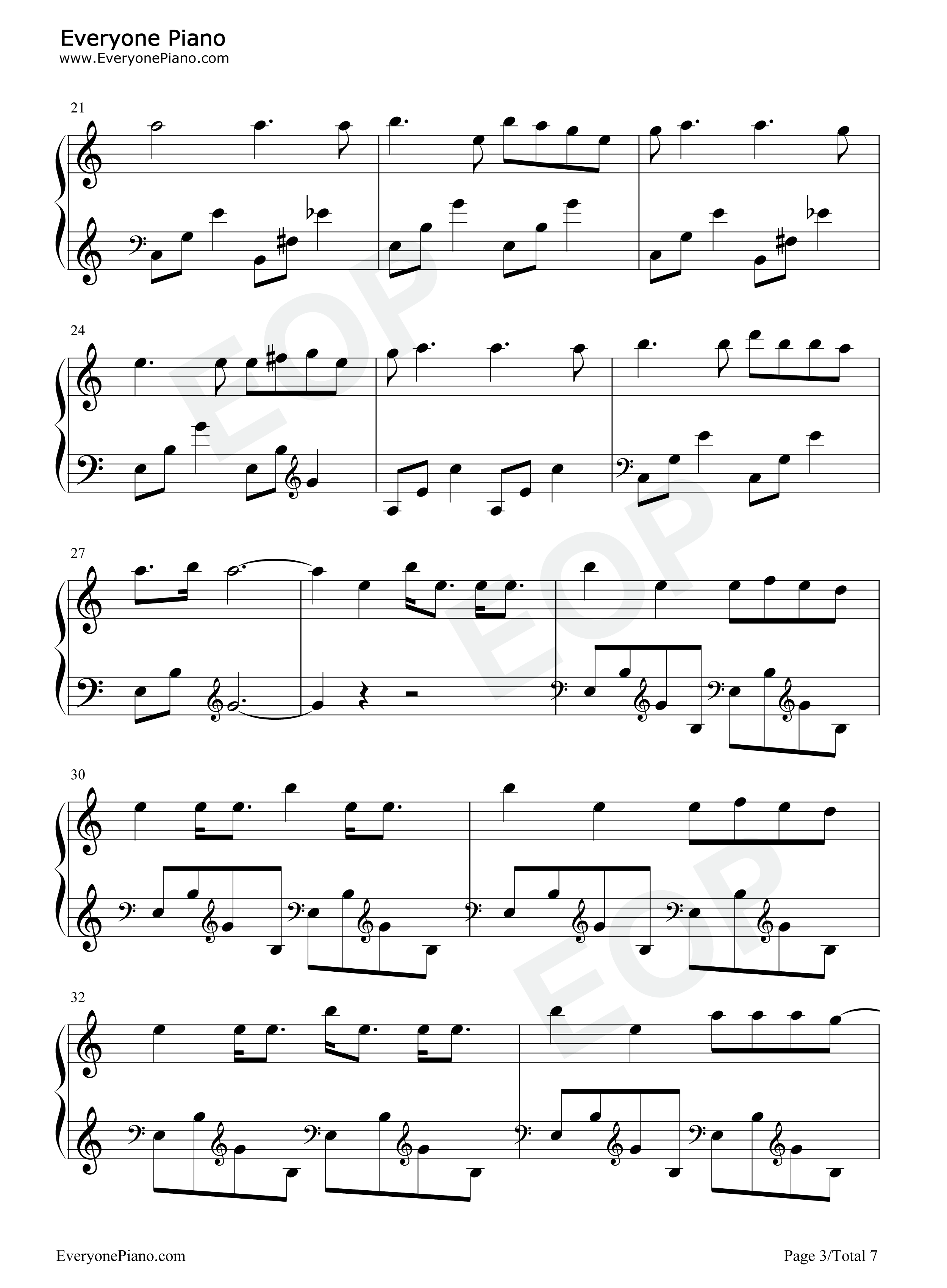 Crazy_Over_You钢琴谱_Blackpink