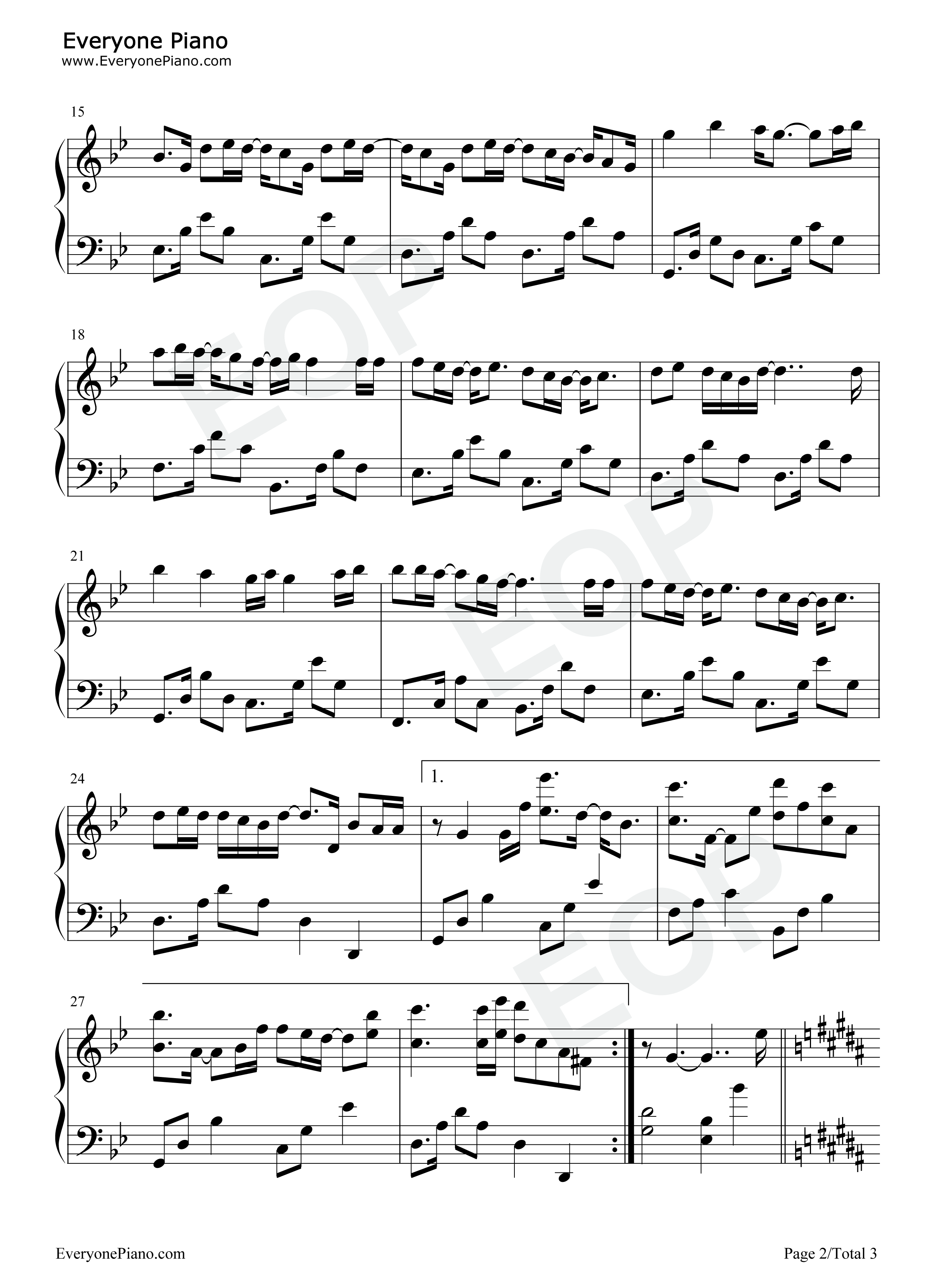 是我活该钢琴谱_刘增瞳