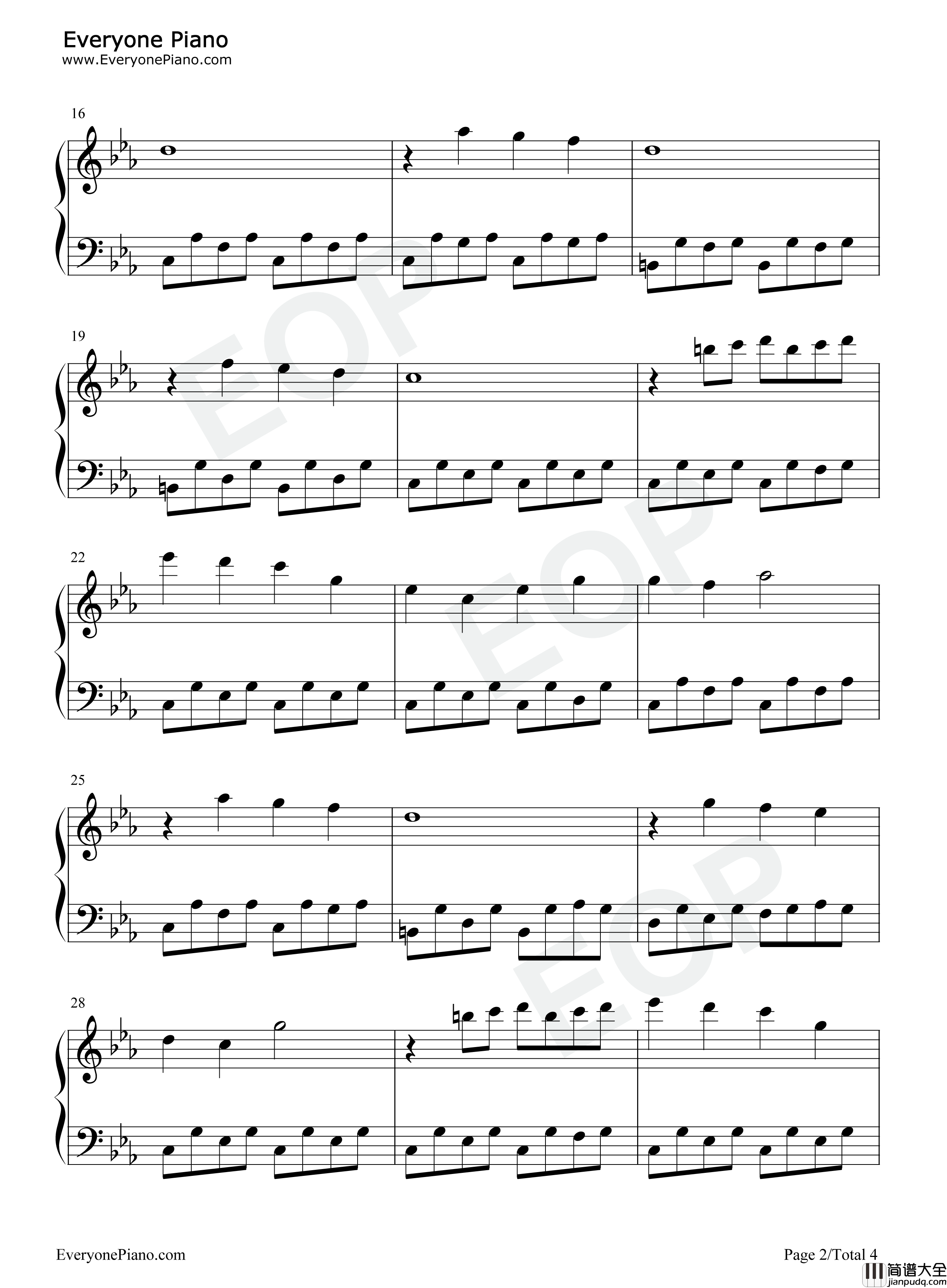 黑暗花园钢琴谱_石进