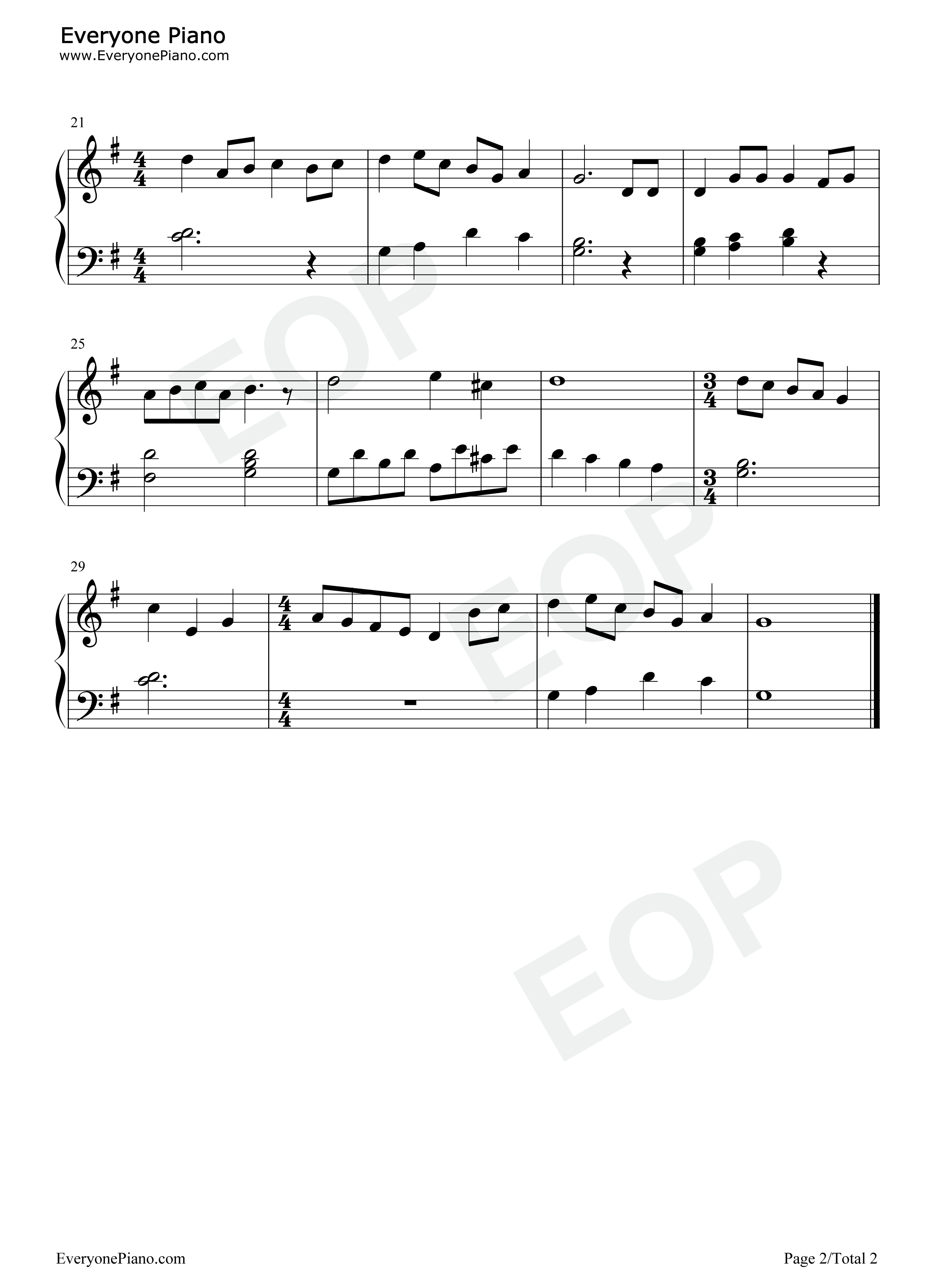 The_Twelve_Days_of_Christmas钢琴谱_Frederic_Austin