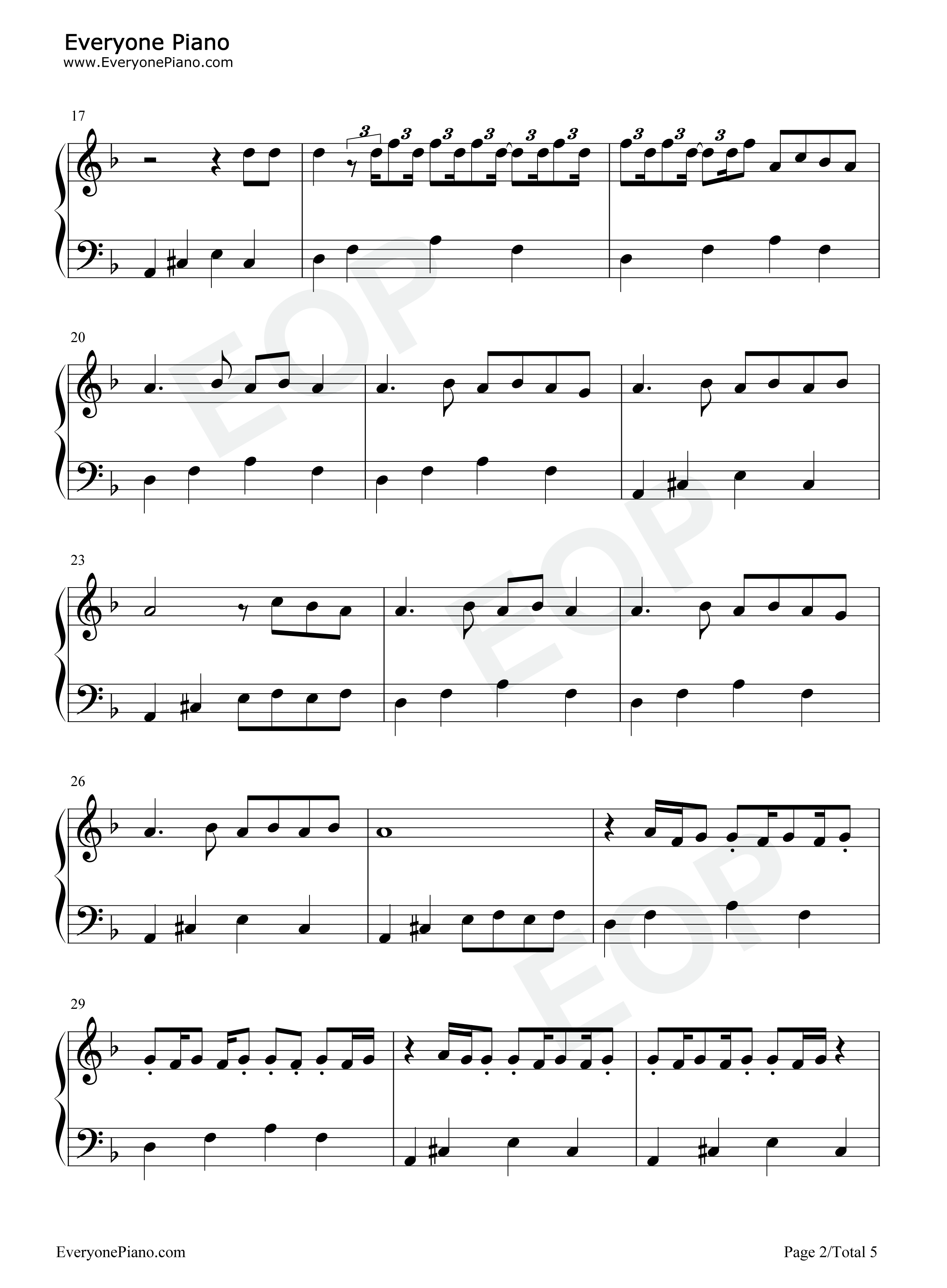 Therefore_I_Am钢琴谱_Billie_Eilish