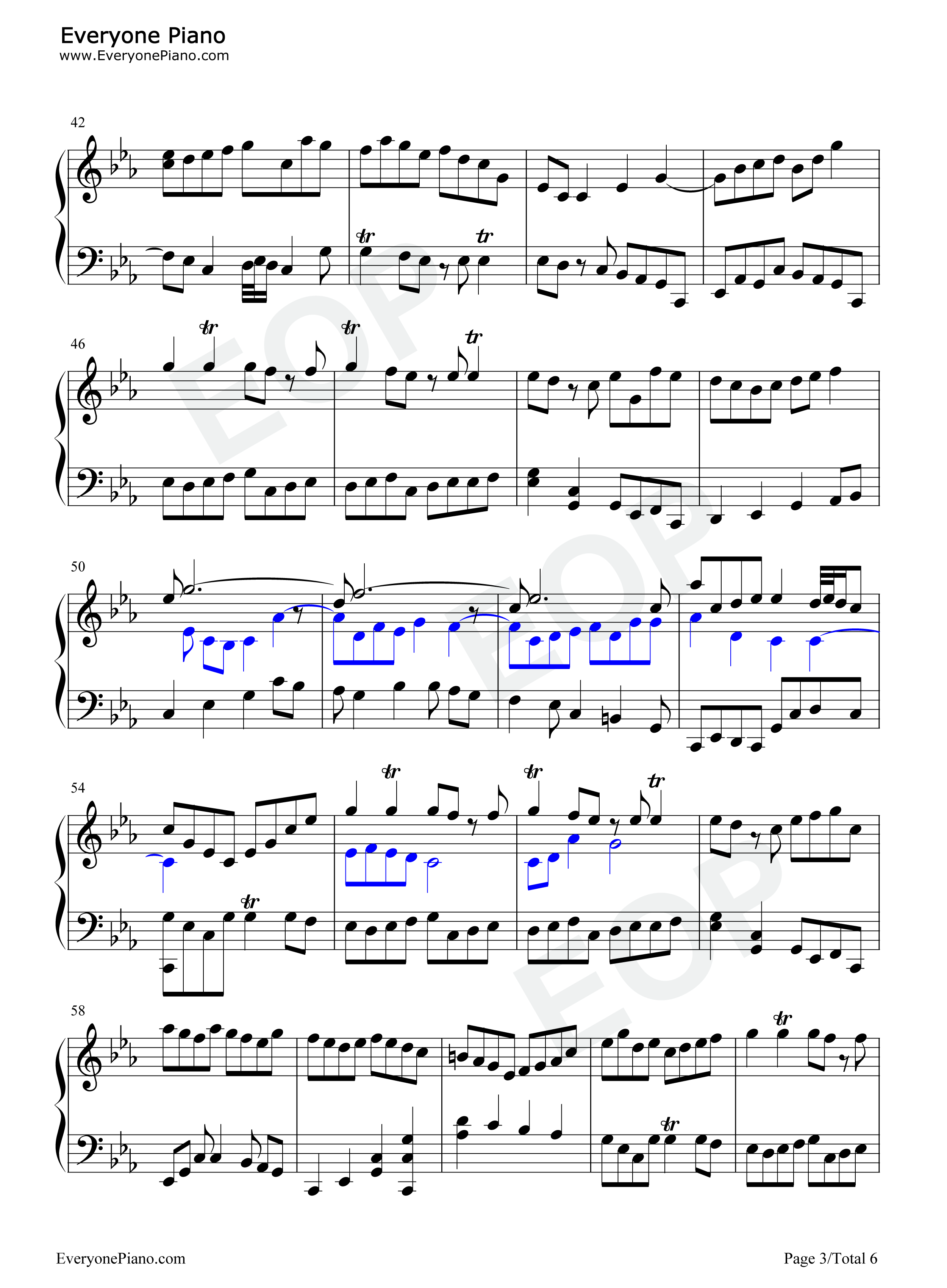 巴赫の幻想曲钢琴谱_IDW哒