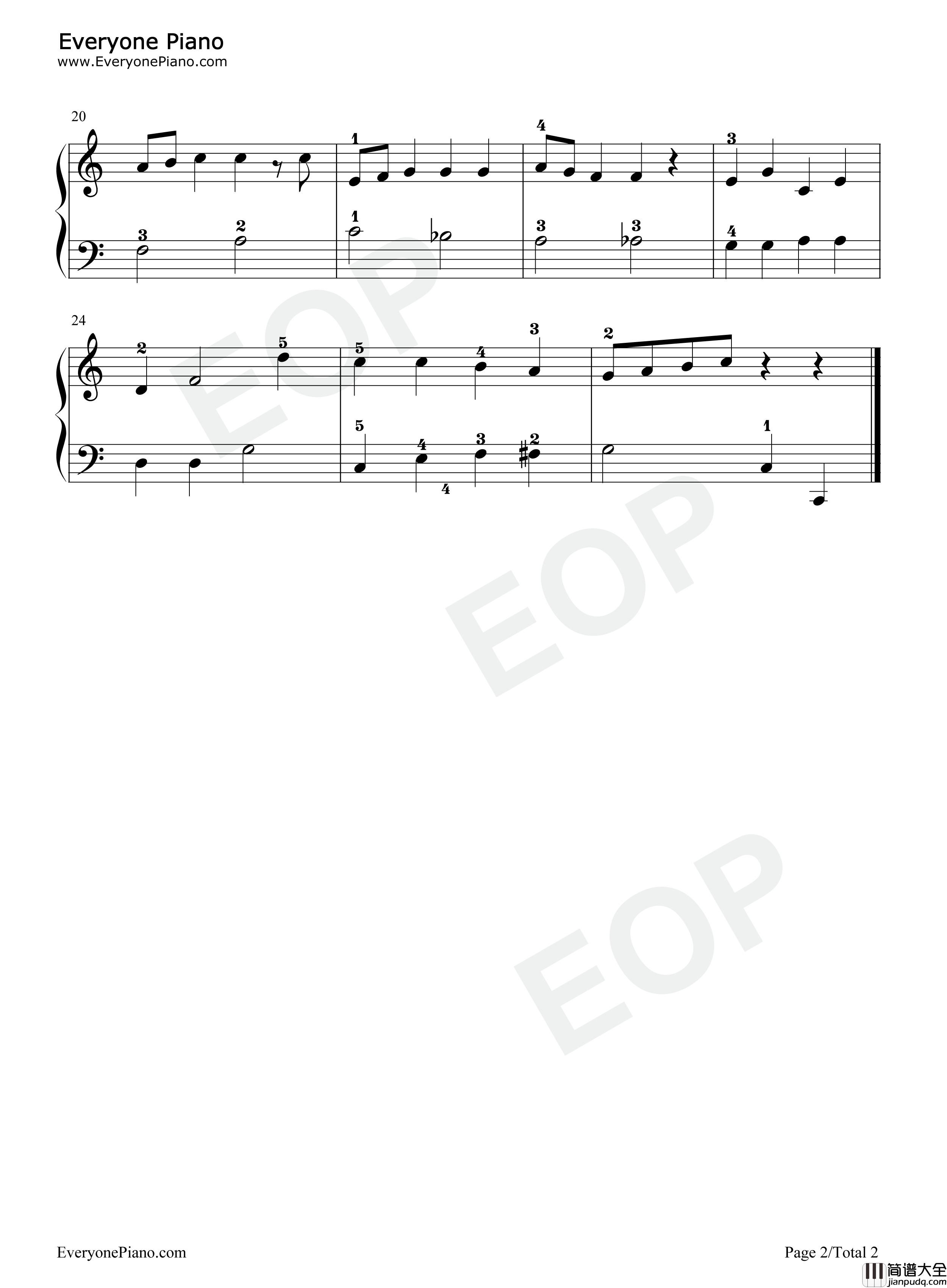 Santa_Claus_Is_Comin_to_Town钢琴谱_J._Fred_Coots_Haven_Gillespie