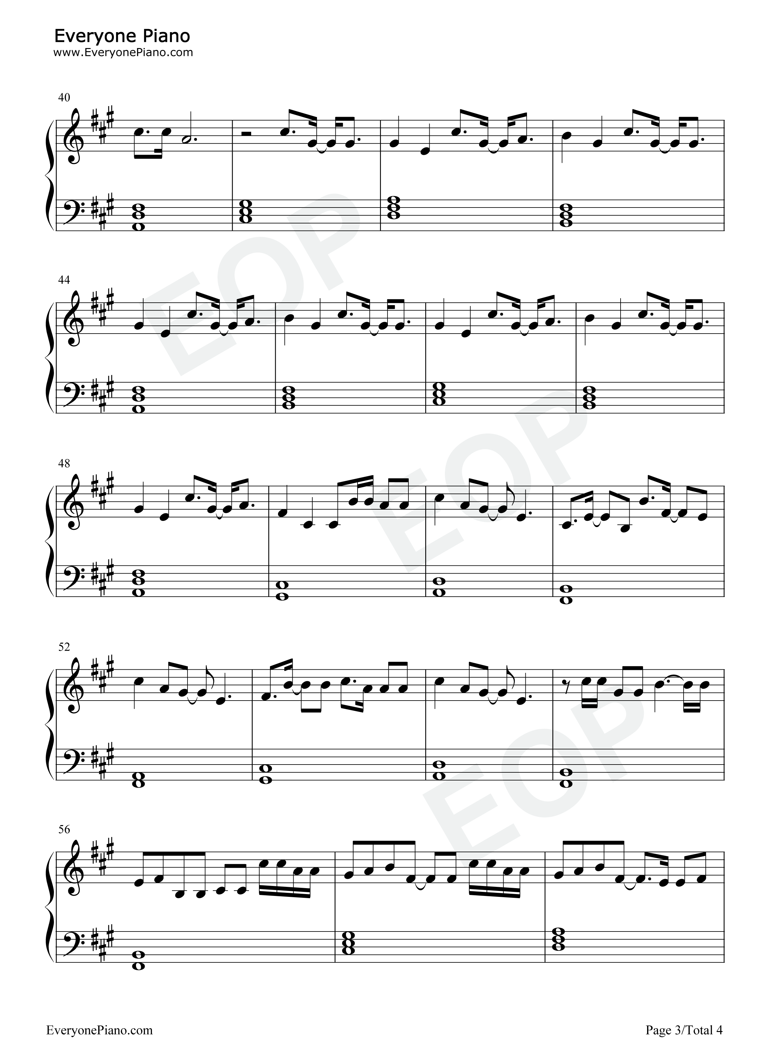 No_Idea钢琴谱_Don_Toliver