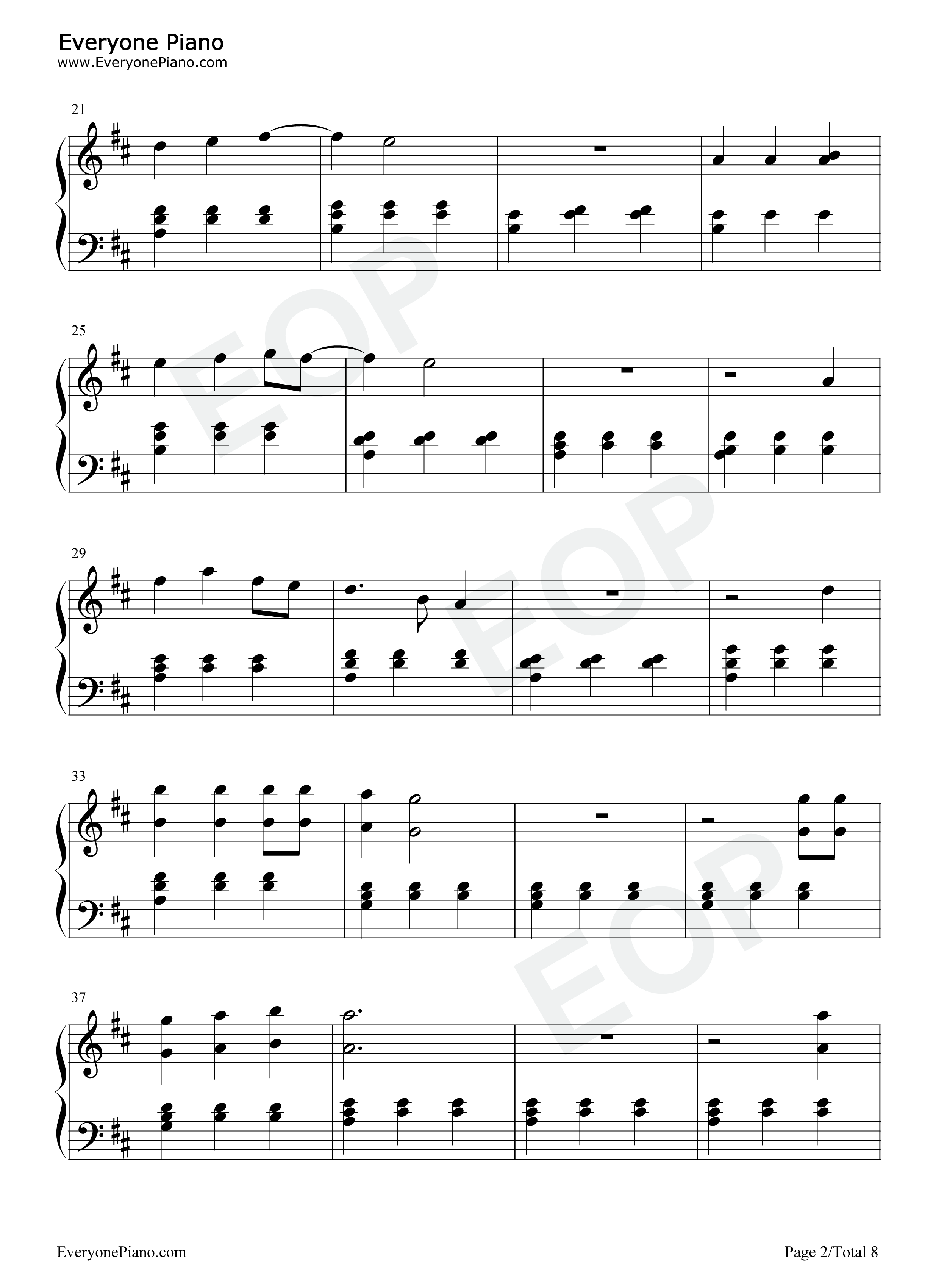 Happy_Xmas_War_Is_Over钢琴谱_John_Lennon_Yoko_Ono