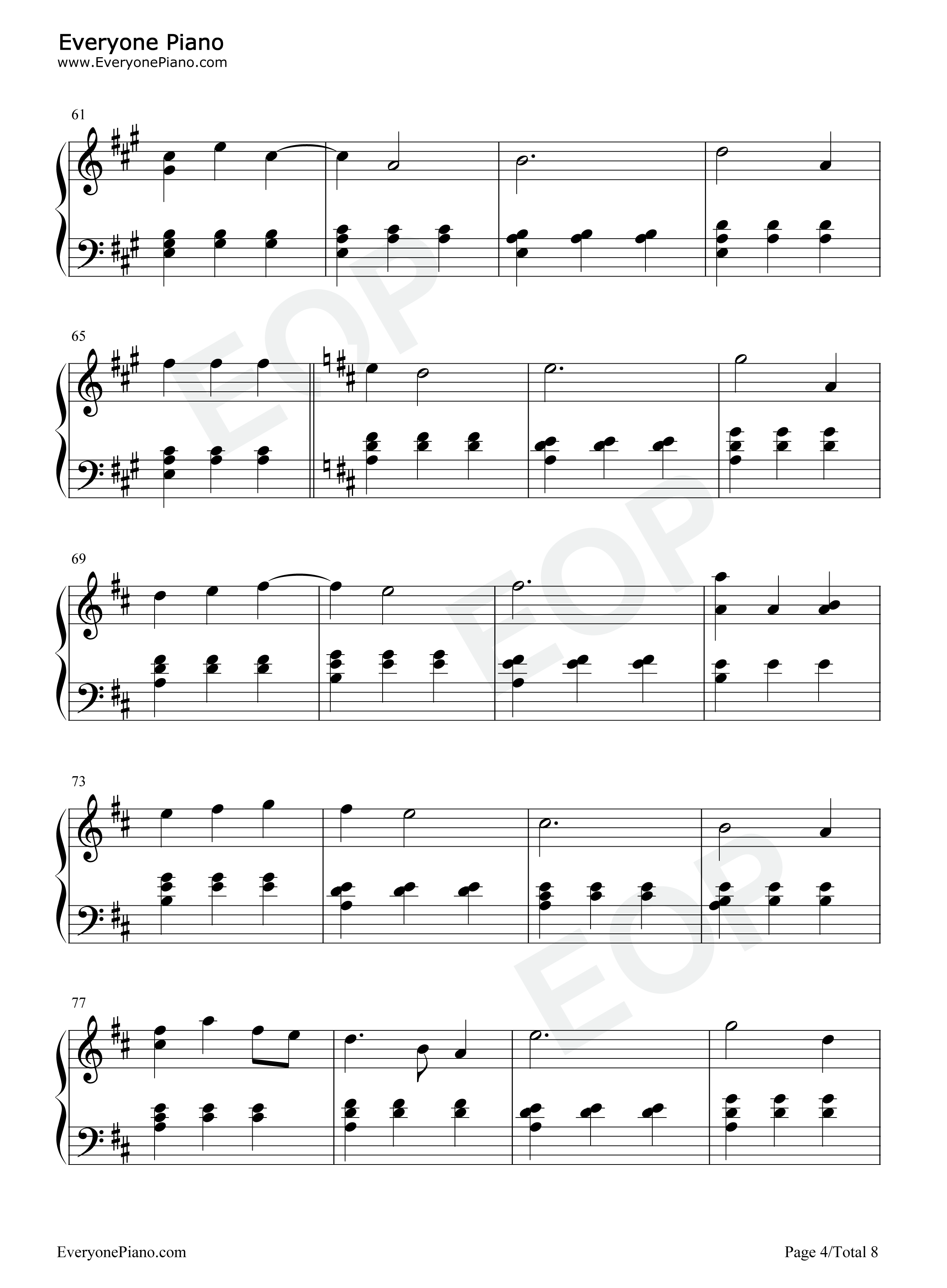 Happy_Xmas_War_Is_Over钢琴谱_John_Lennon_Yoko_Ono