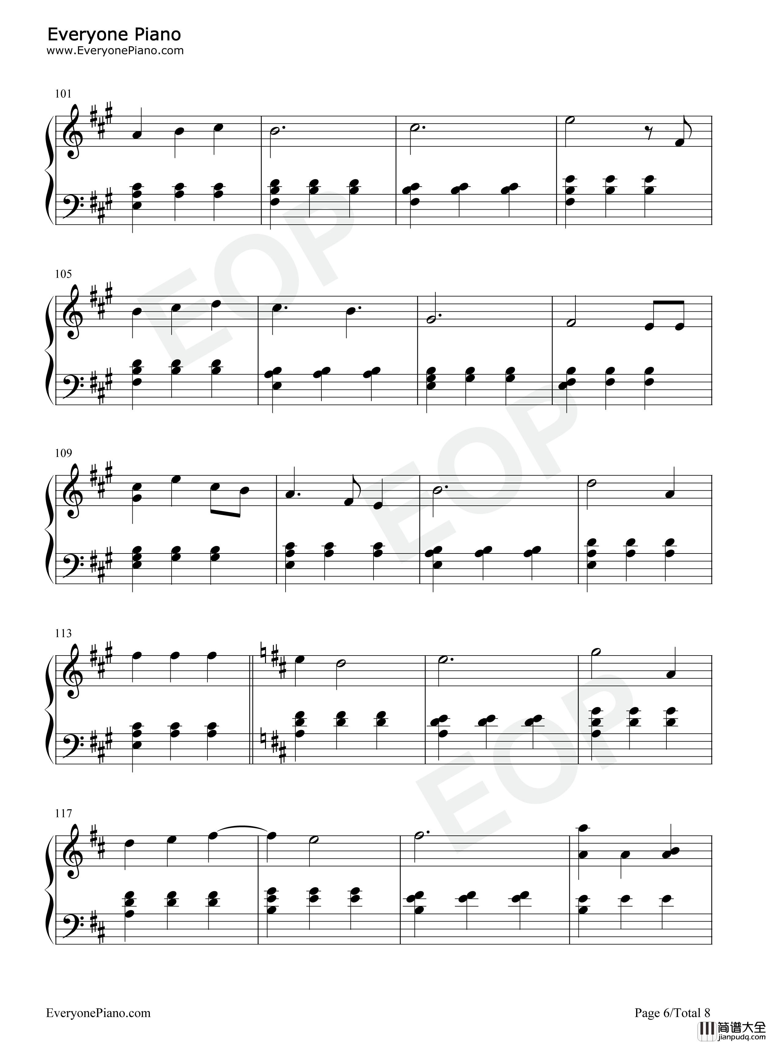 Happy_Xmas_War_Is_Over钢琴谱_John_Lennon_Yoko_Ono