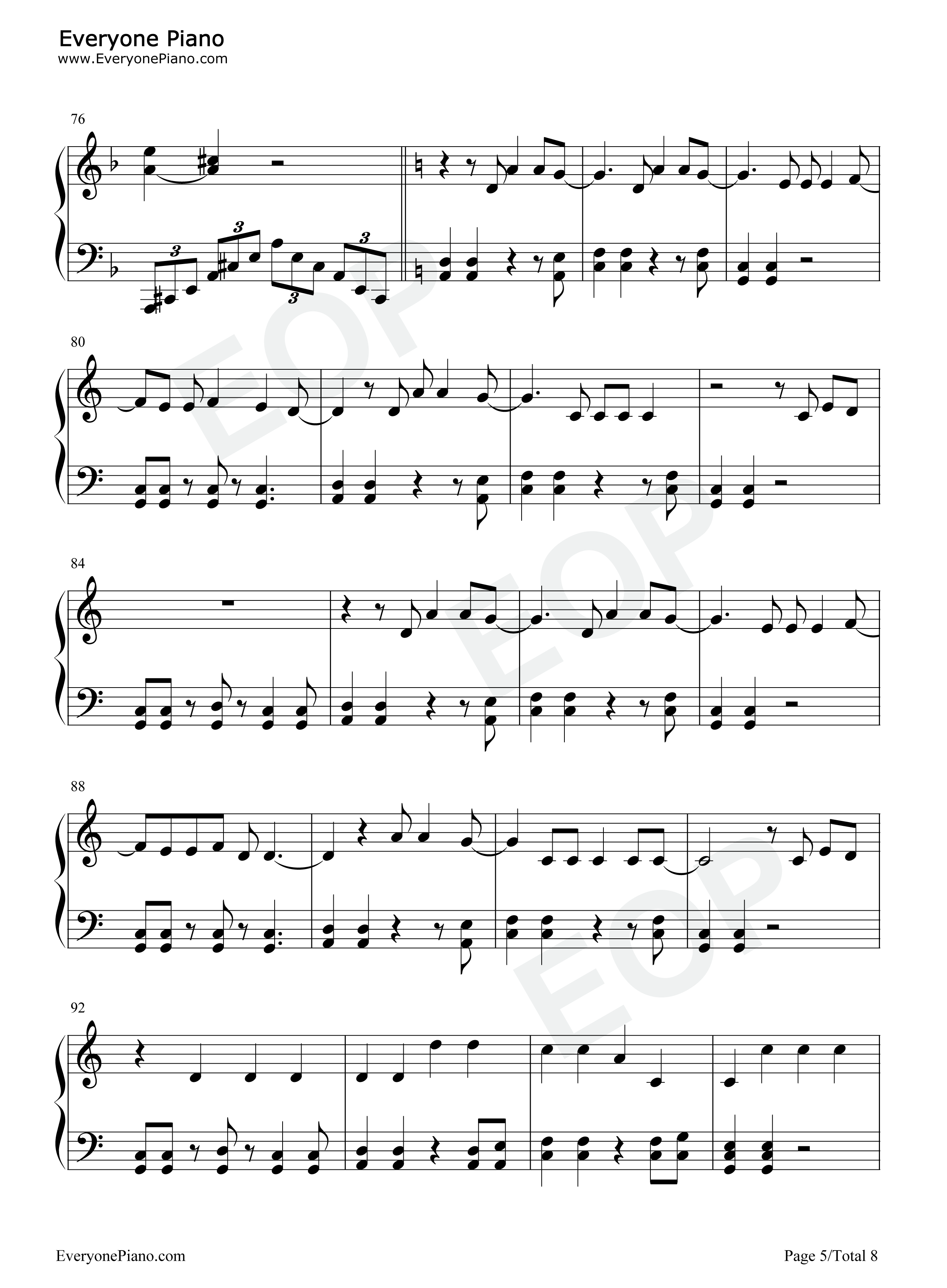 Imagine_Dragon歌曲串烧钢琴谱_Imagine_Dragon