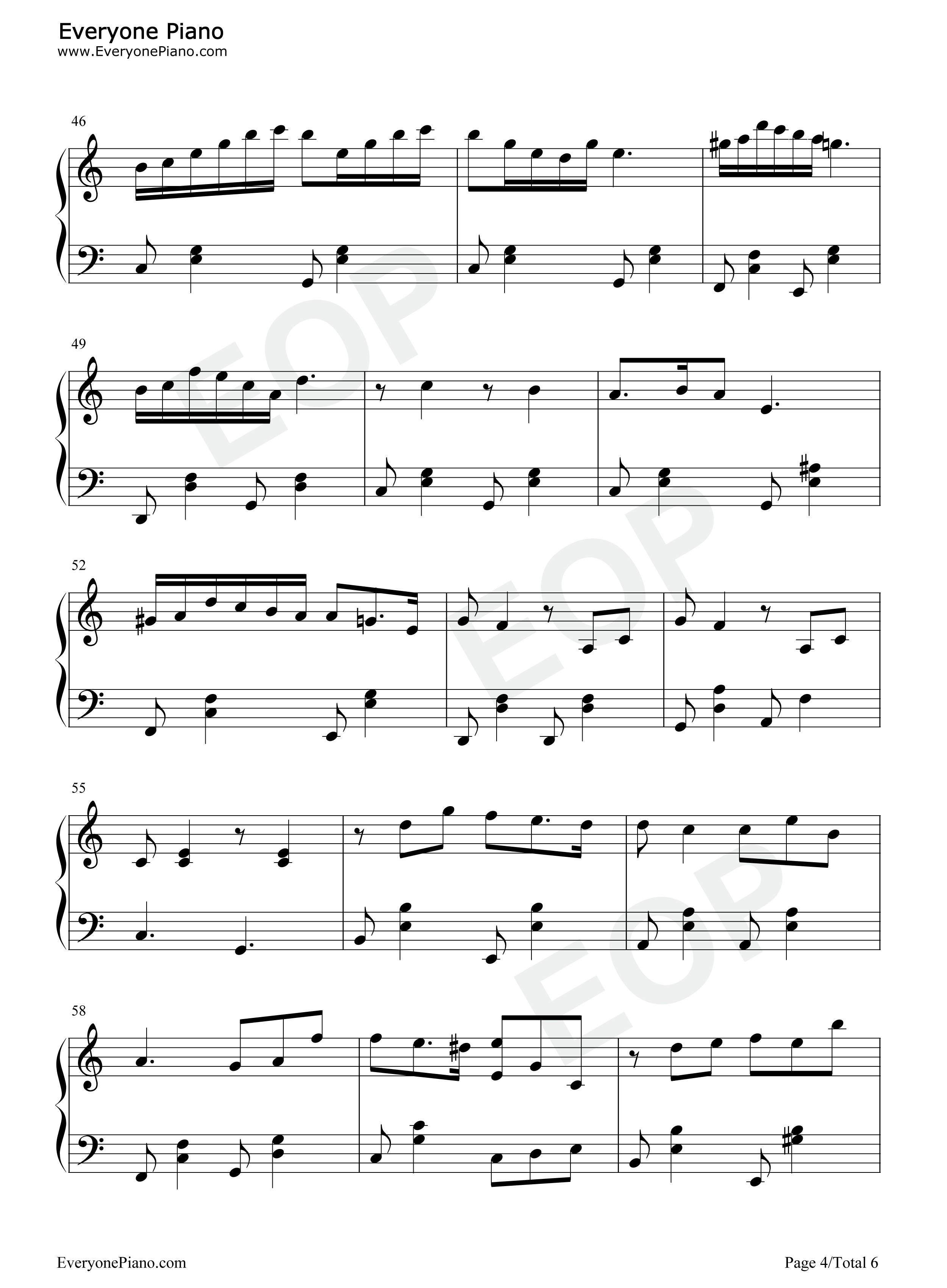 阳光舞甜橙钢琴谱_李欣芸