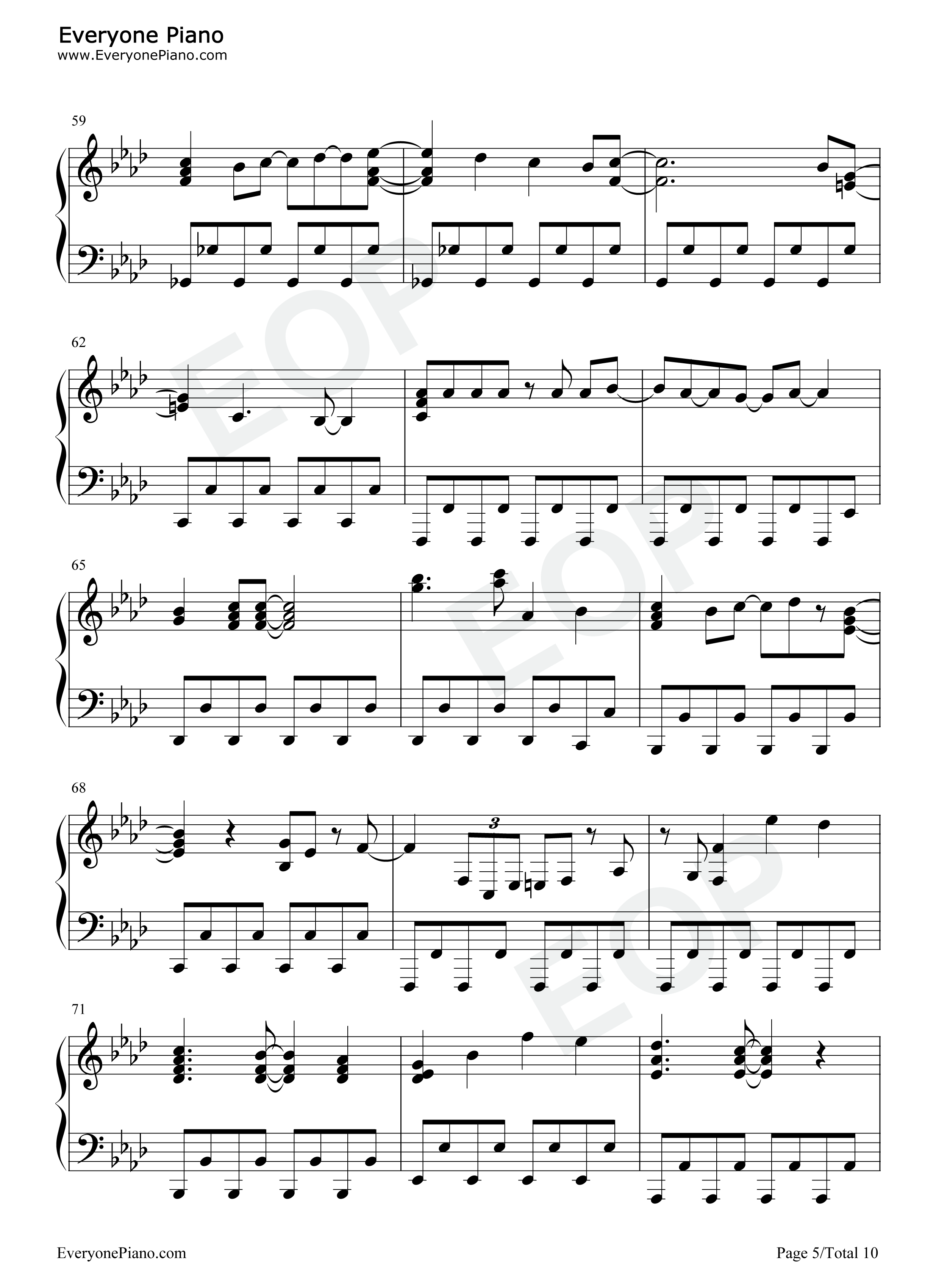 JustiΦs钢琴谱_ISSA