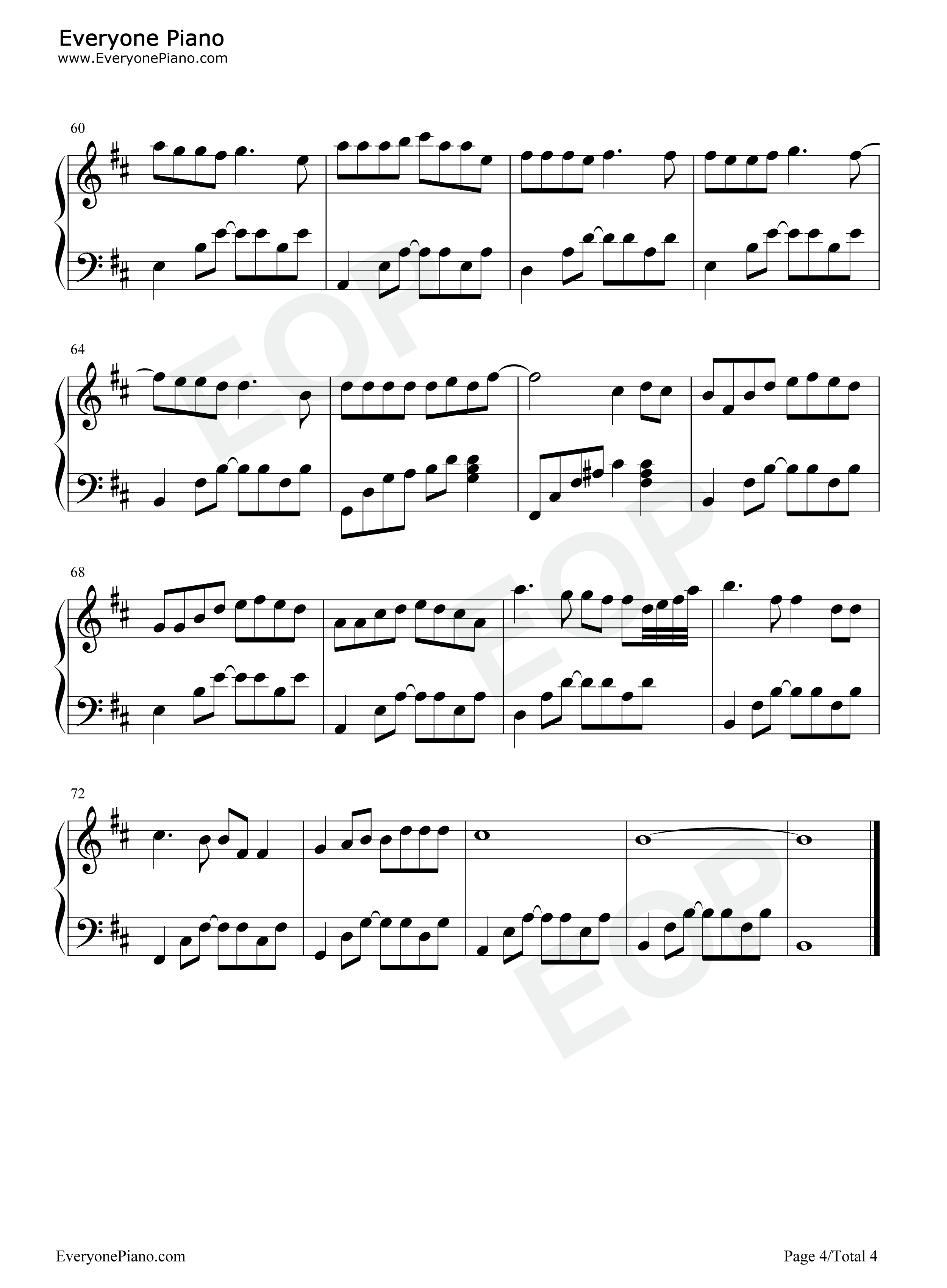 我热情如火_你冰冻成河钢琴谱_黄静美